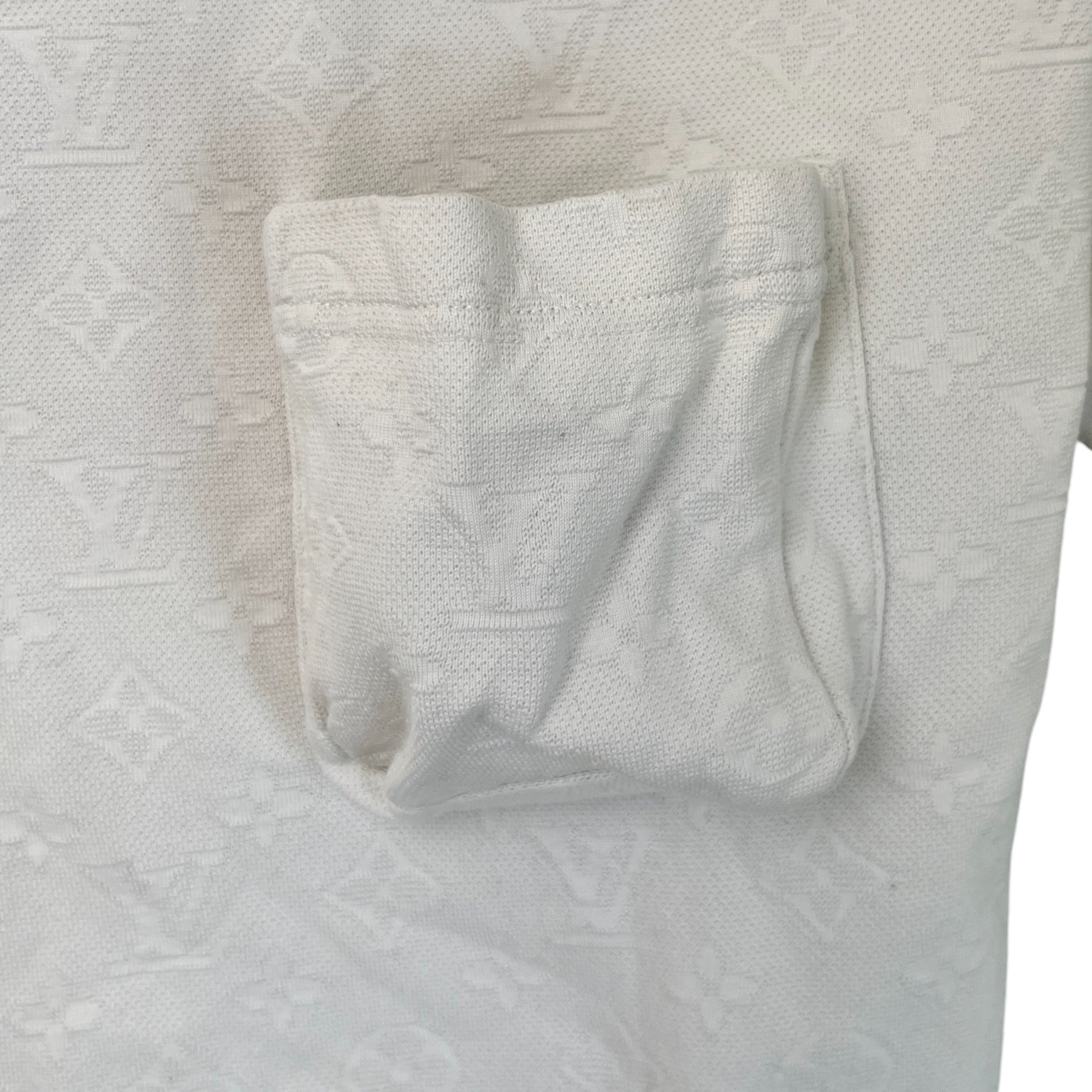 Men's 3D Pocket Monogram T-Shirt White Size M