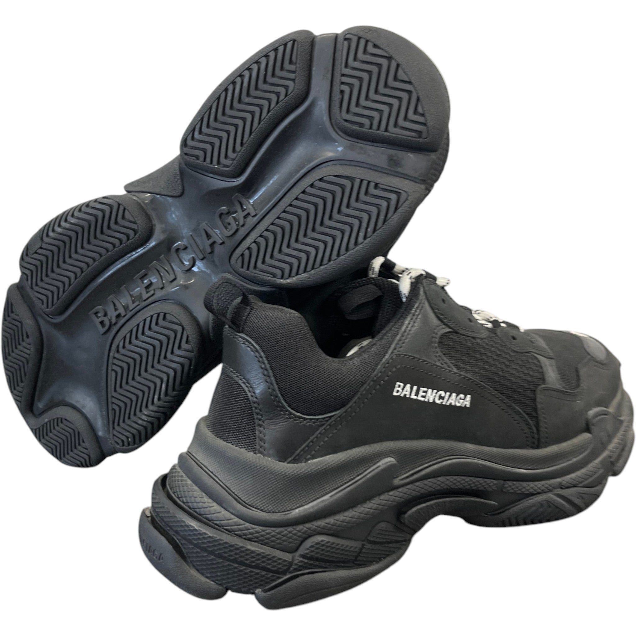 Men's Triple S Low Trainers Black Size EU 45 / UK 11