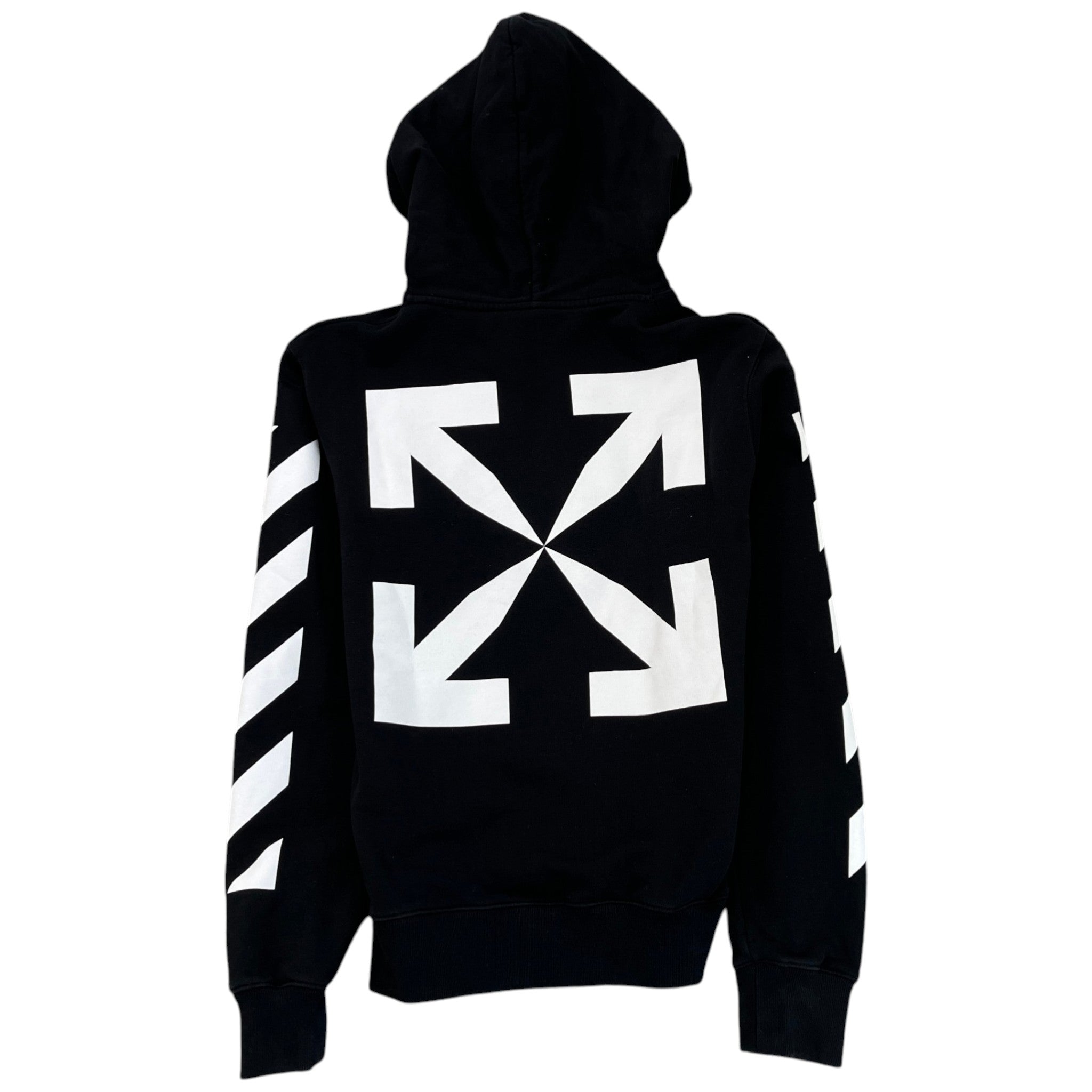 Men's Arrow Logo Hoodie Black Size S