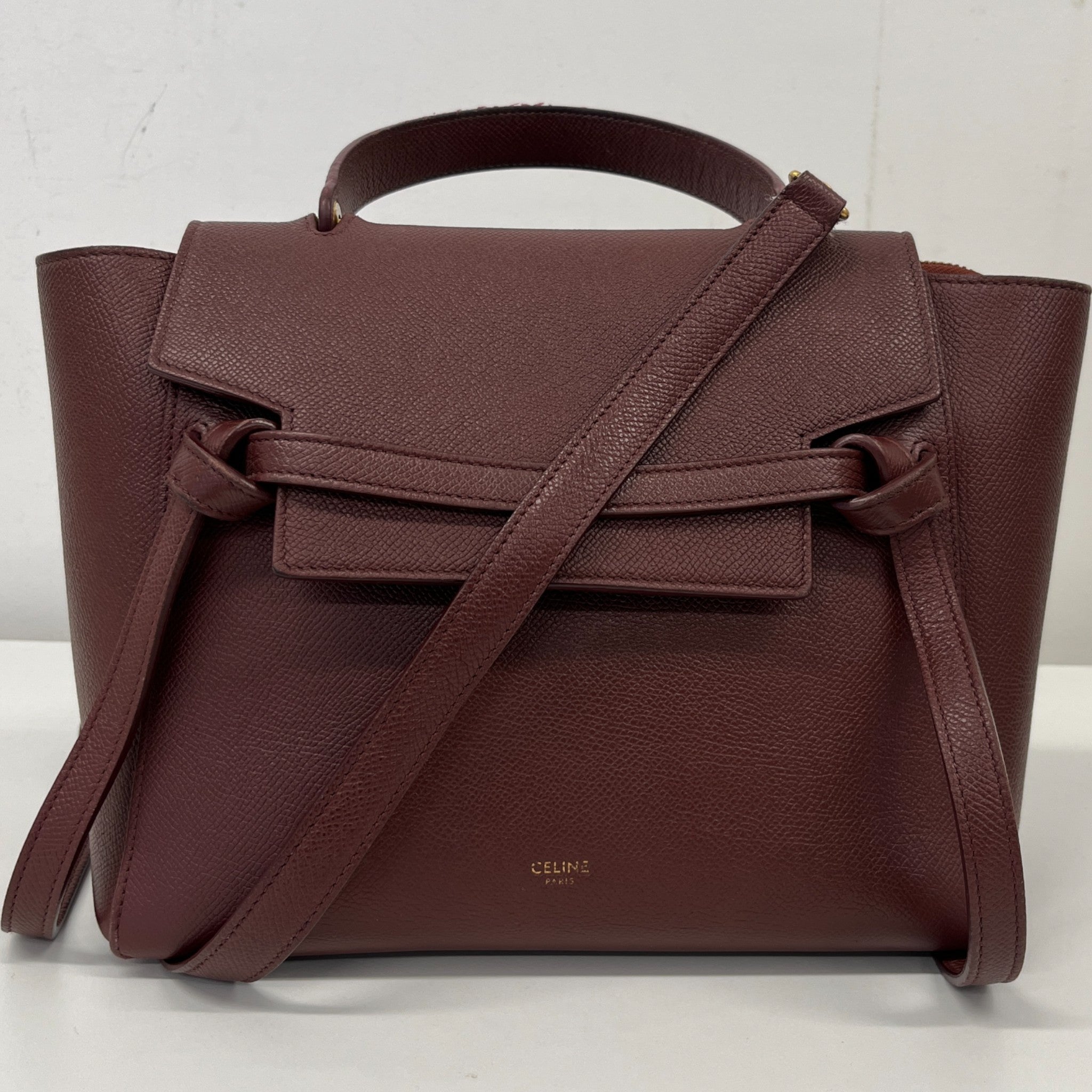 Women's Micro Belt Bag Burgundy