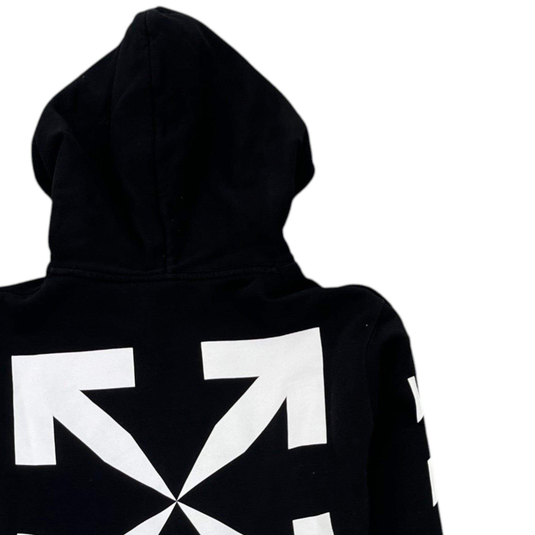 Men's Arrow Logo Hoodie Black Size S