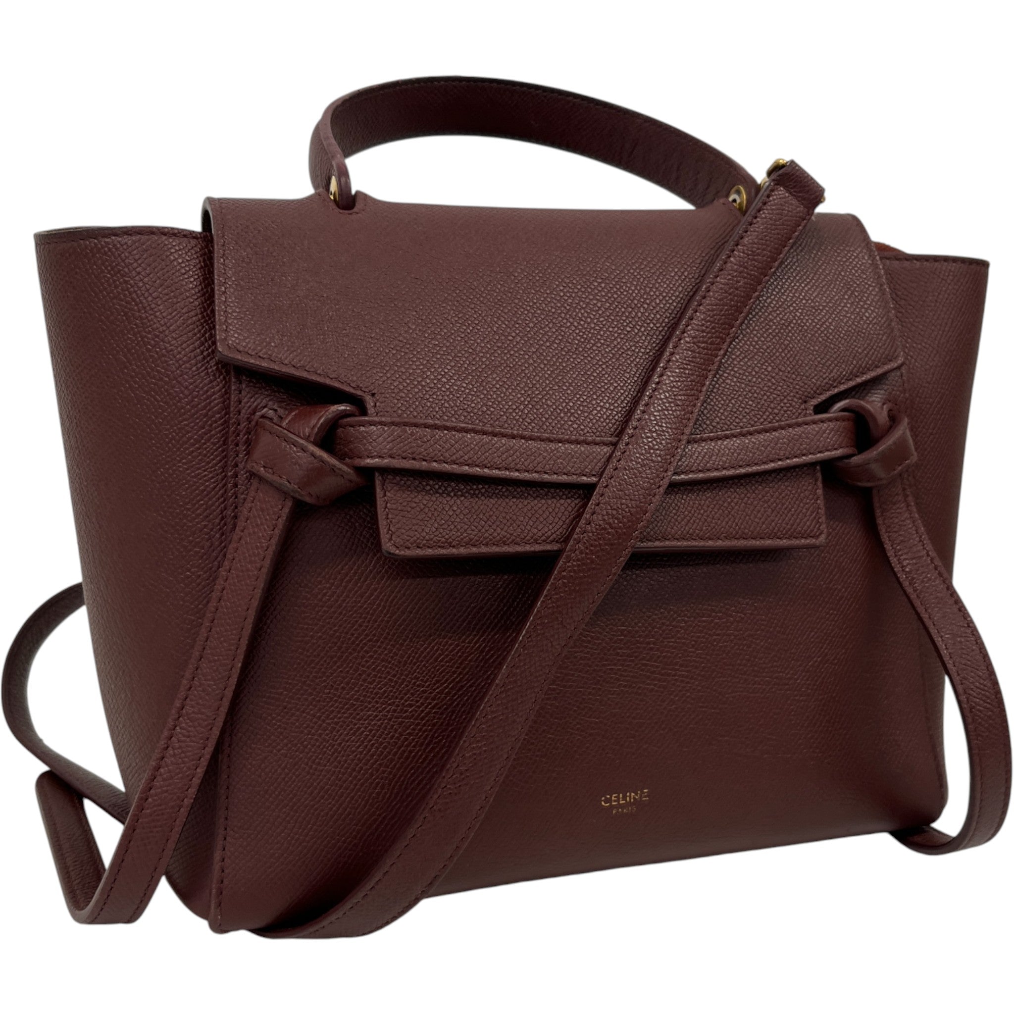 Women's Micro Belt Bag Burgundy
