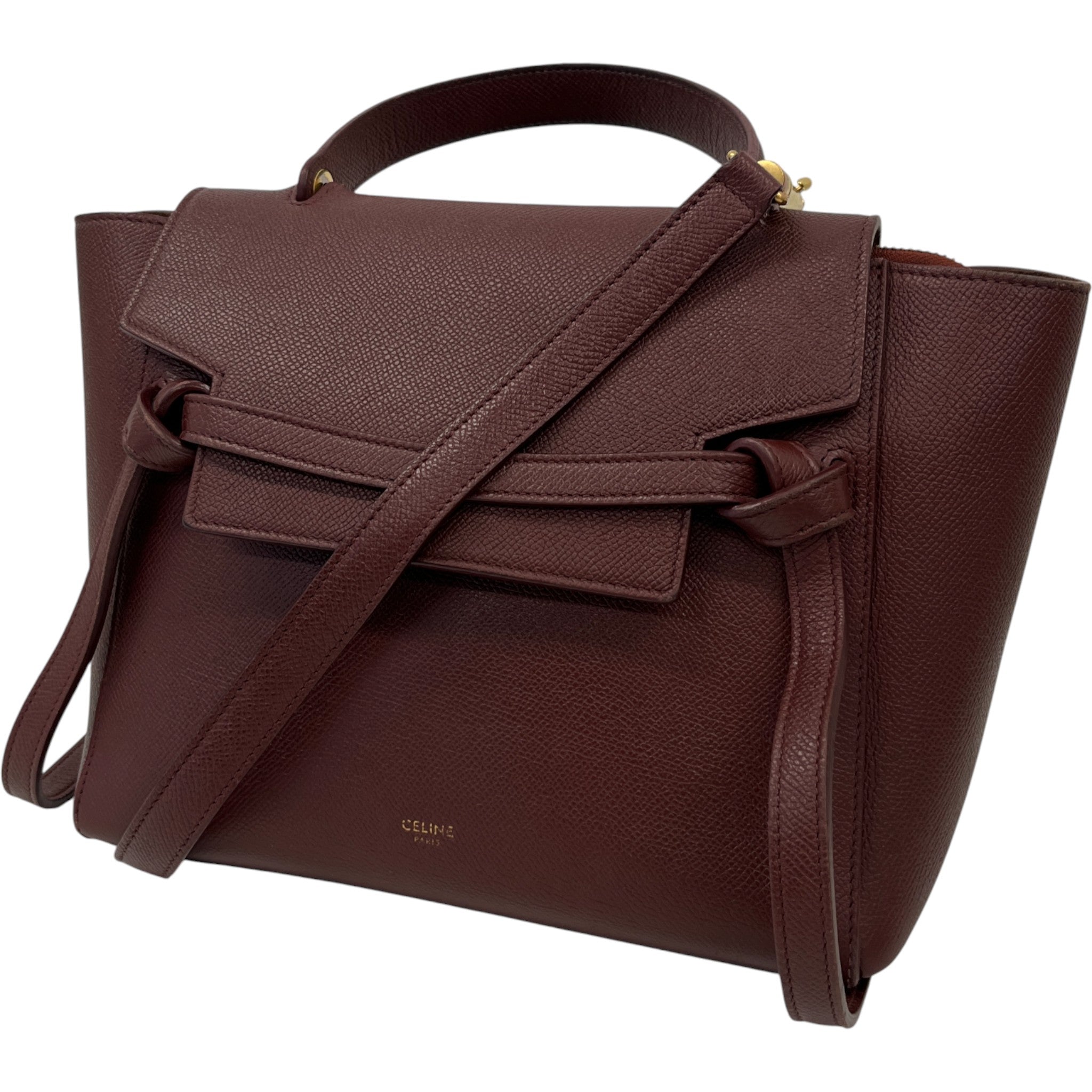 Women's Micro Belt Bag Burgundy