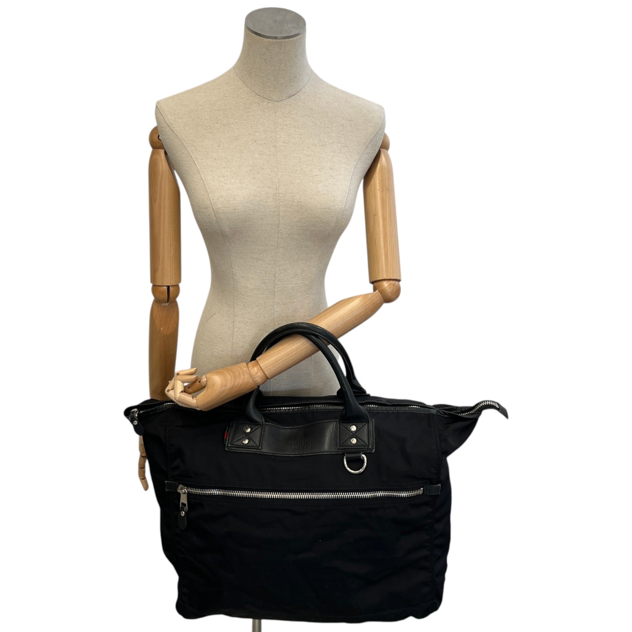Nylon Business Travel Bag Black