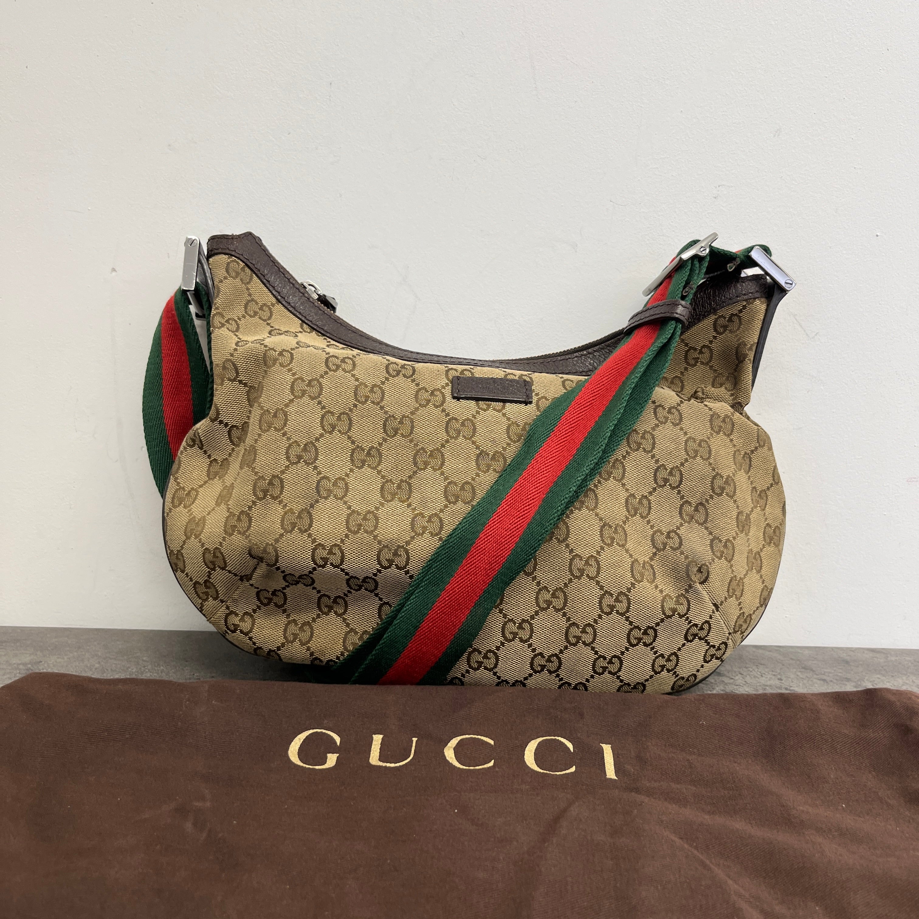 Women's Gg Canvas Bag Brown