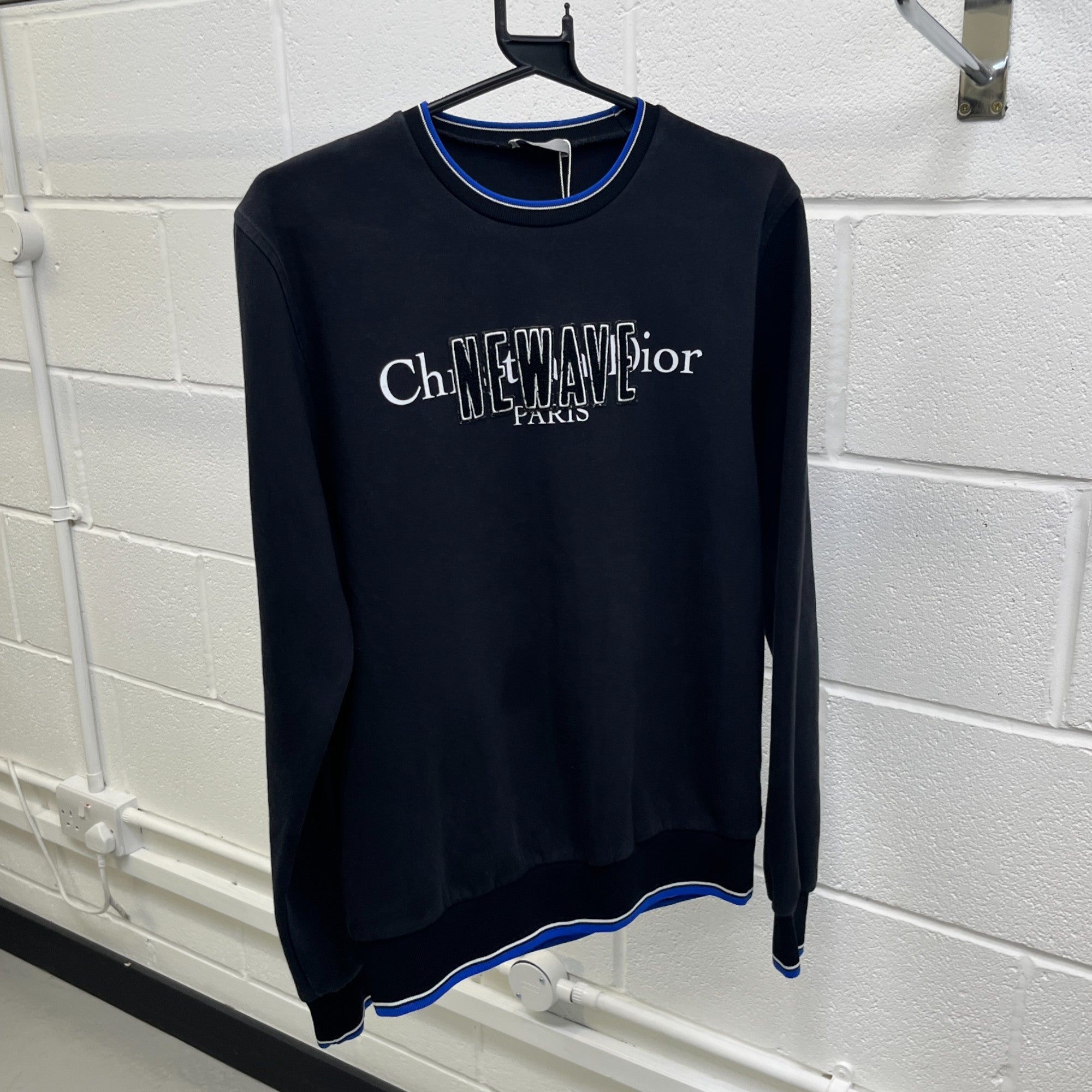 Men's Newave Logo Jumper Black Size M