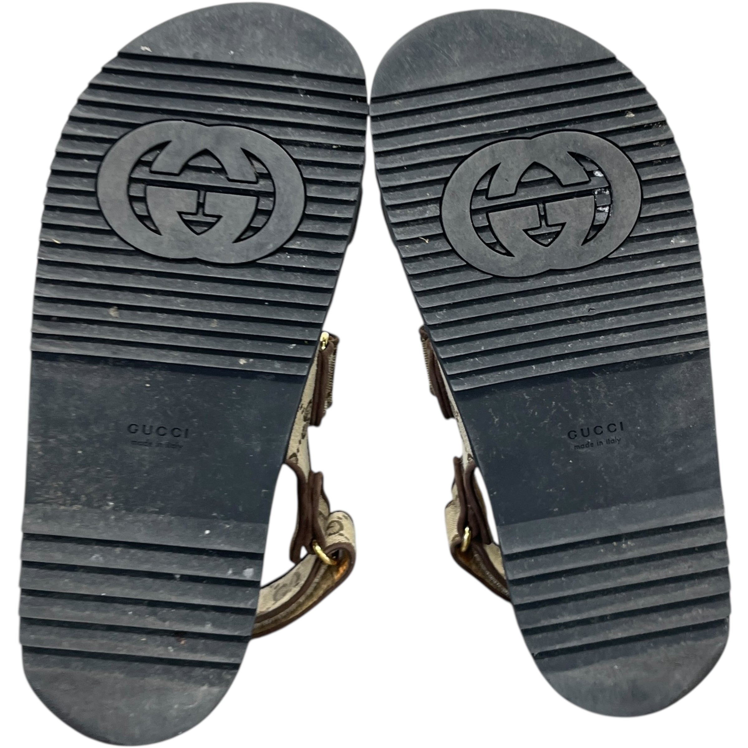 Women's Gg Supreme Moritz Sandals Beige Size EU 38 / UK 5