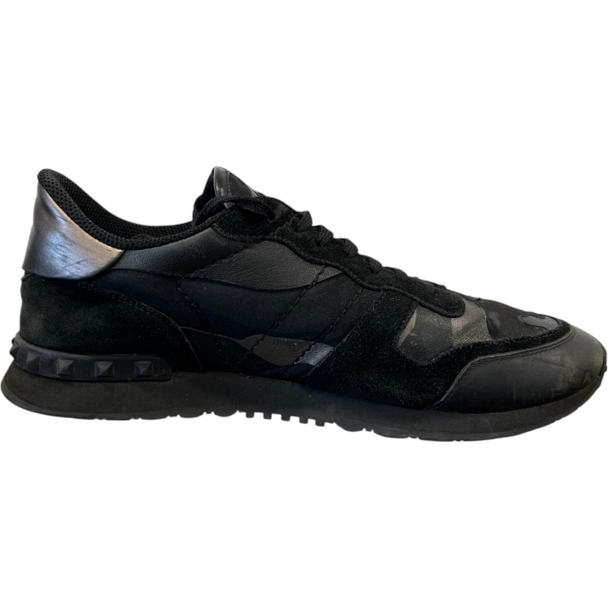Men's Rock Runner Low Trainers Black Size EU 43 / UK 9