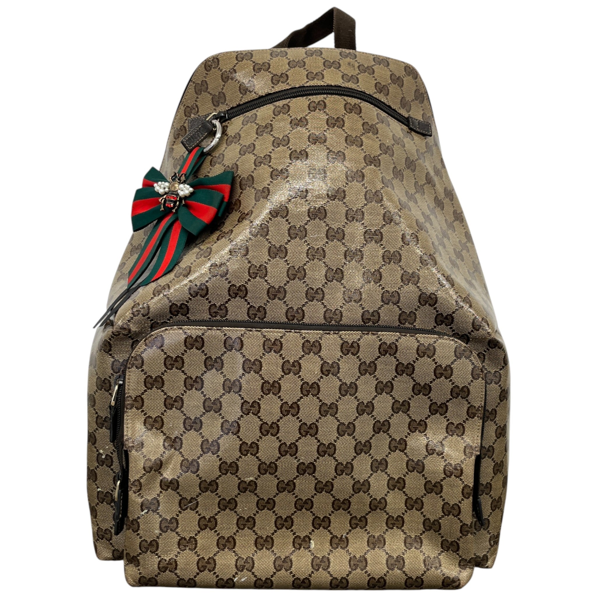 Men's Vintage Gg Canvas Backpack Brown