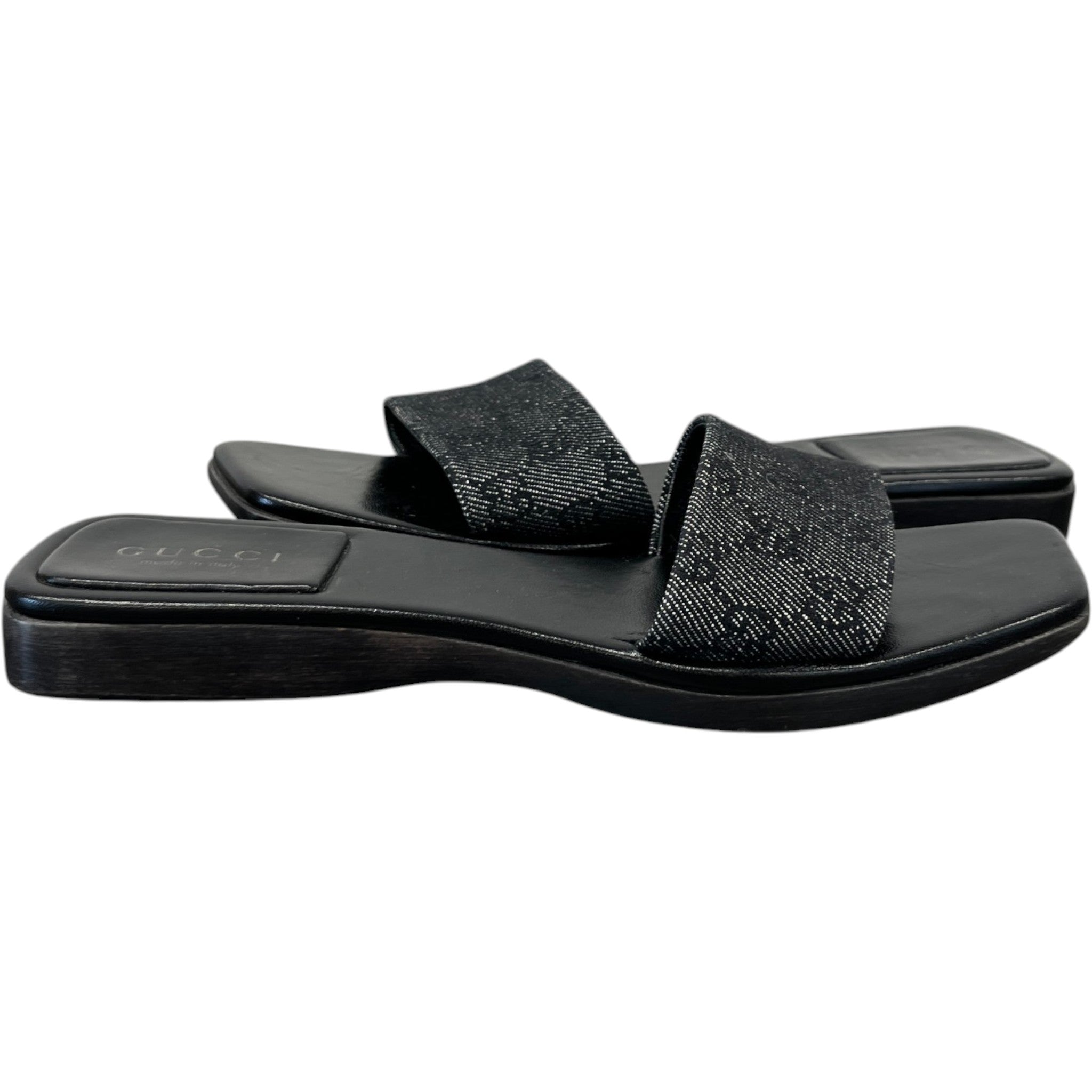 Women's Gg Supreme Platform Sandals Black Size EU 40 / UK 7