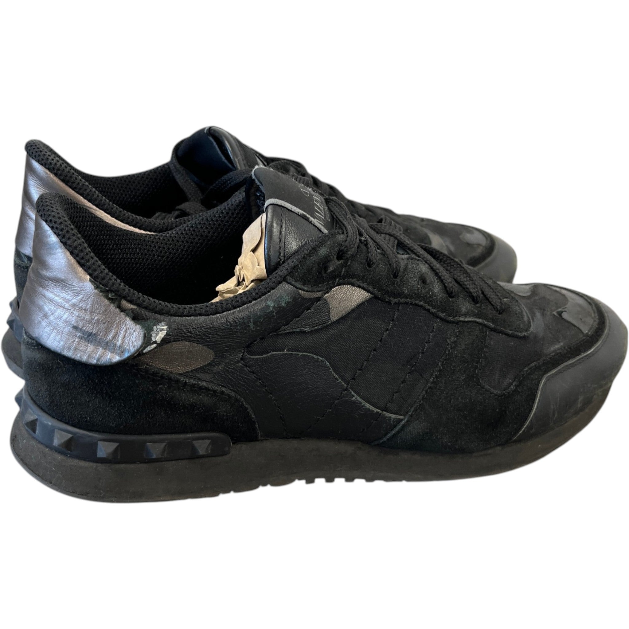 Men's Rock Runner Low Trainers Black Size EU 43 / UK 9