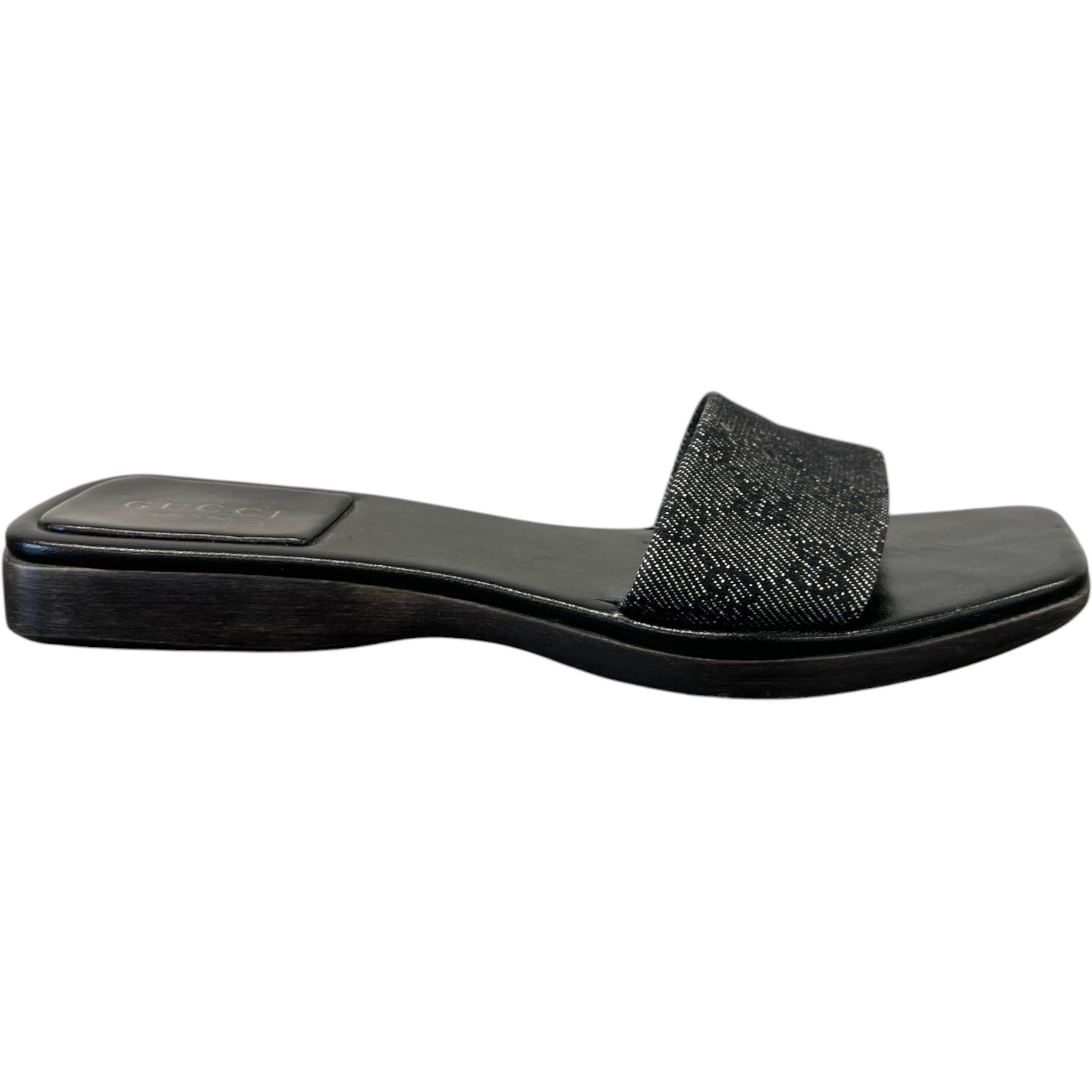 Women's Gg Supreme Platform Sandals Black Size EU 40 / UK 7