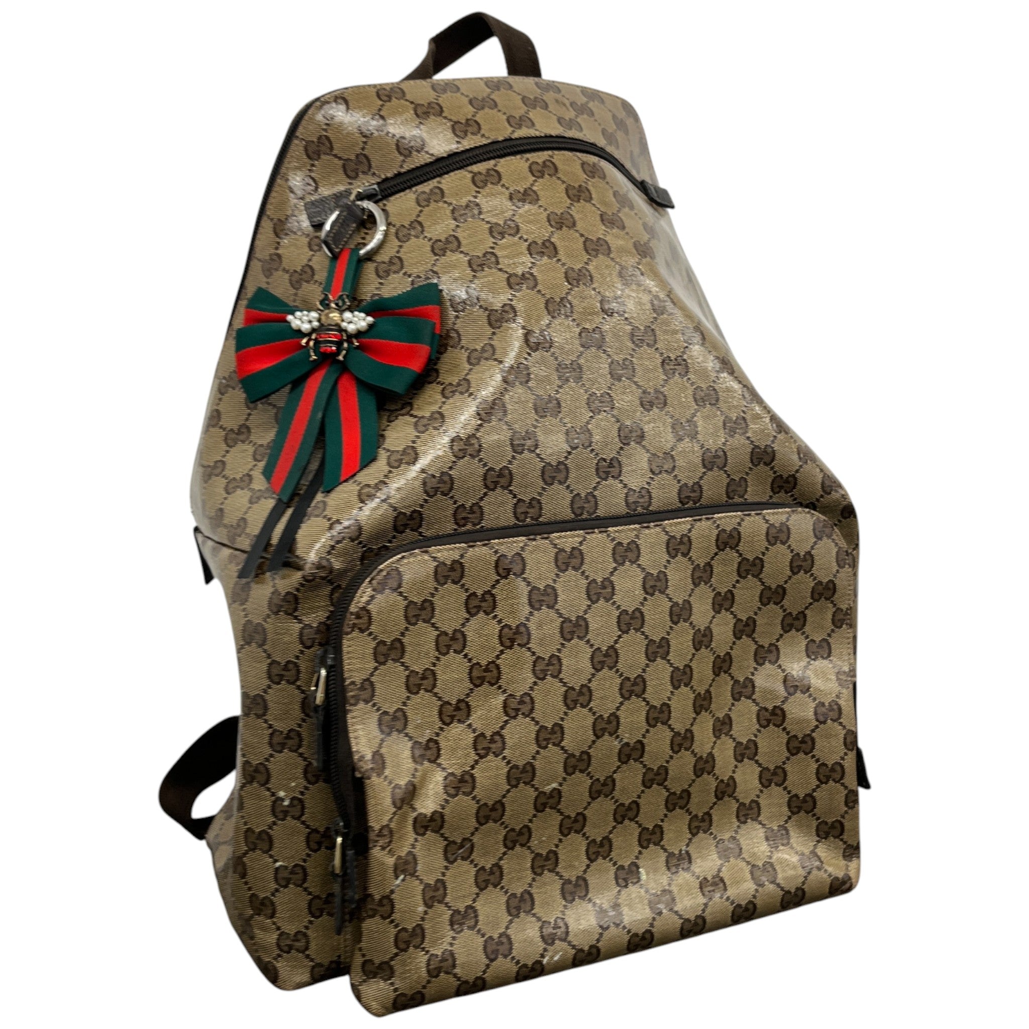 Men's Vintage Gg Canvas Backpack Brown