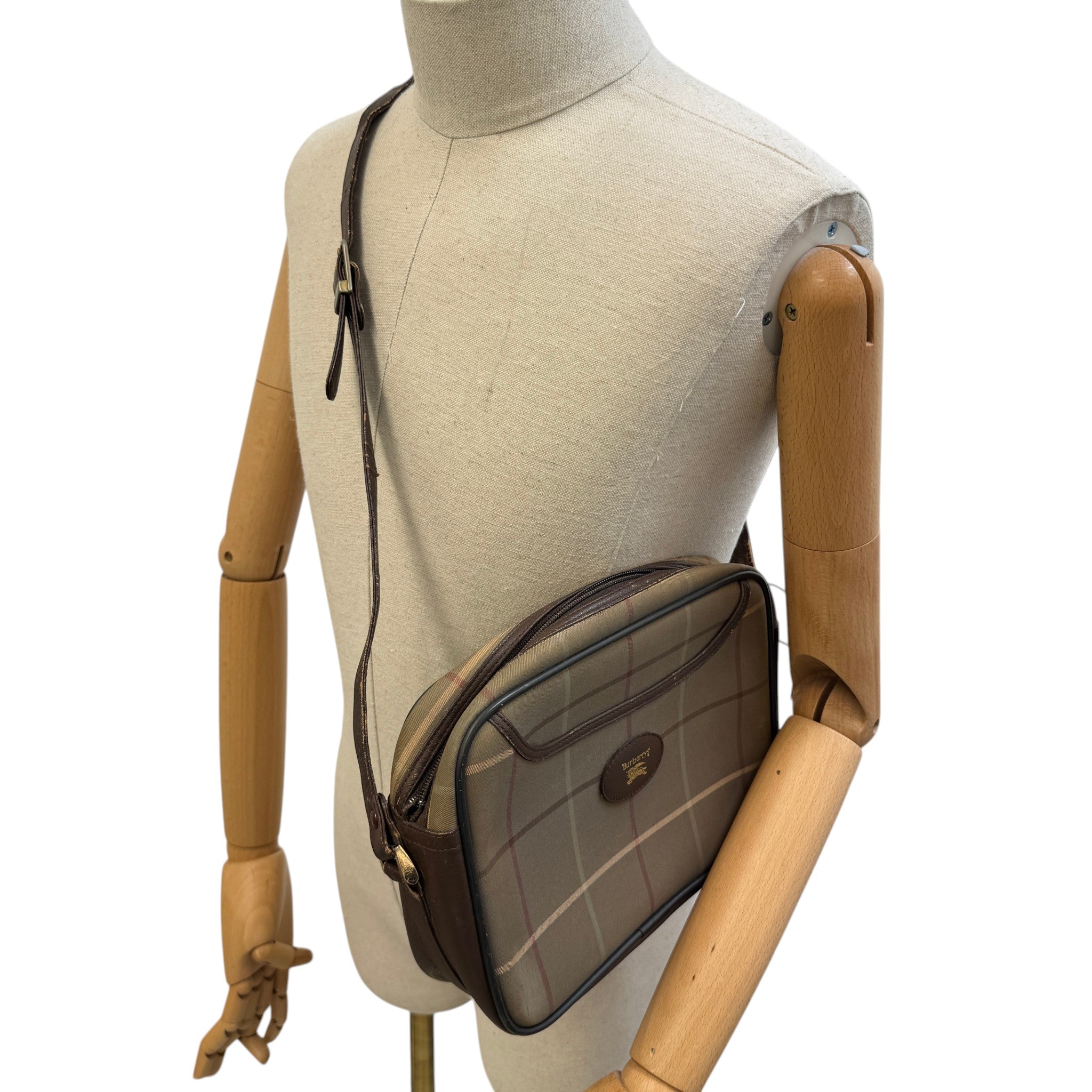 Women's Nova Check Crossbody Handbag Beige
