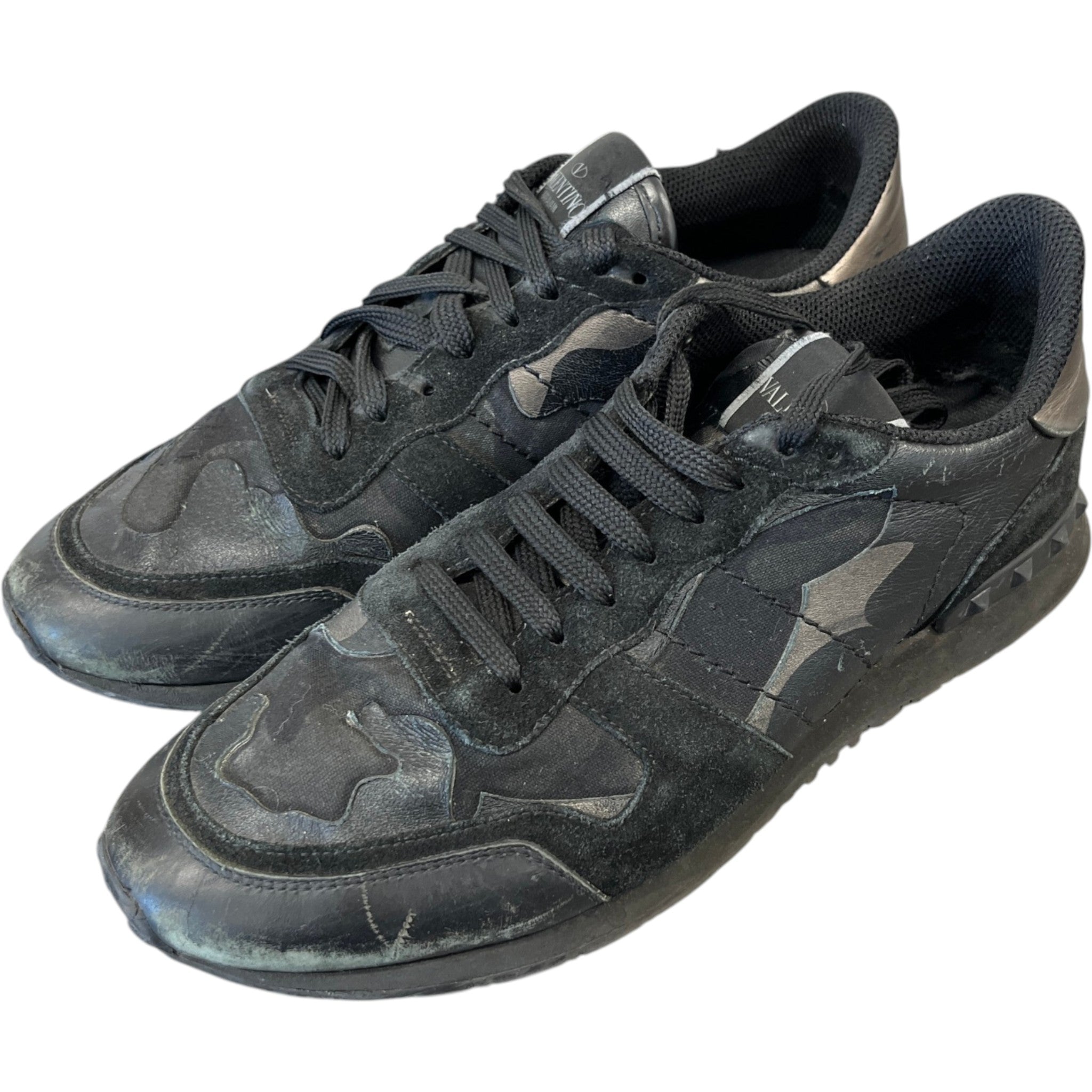 Men's Rock Runner Low Trainers Black Size EU 43 / UK 9