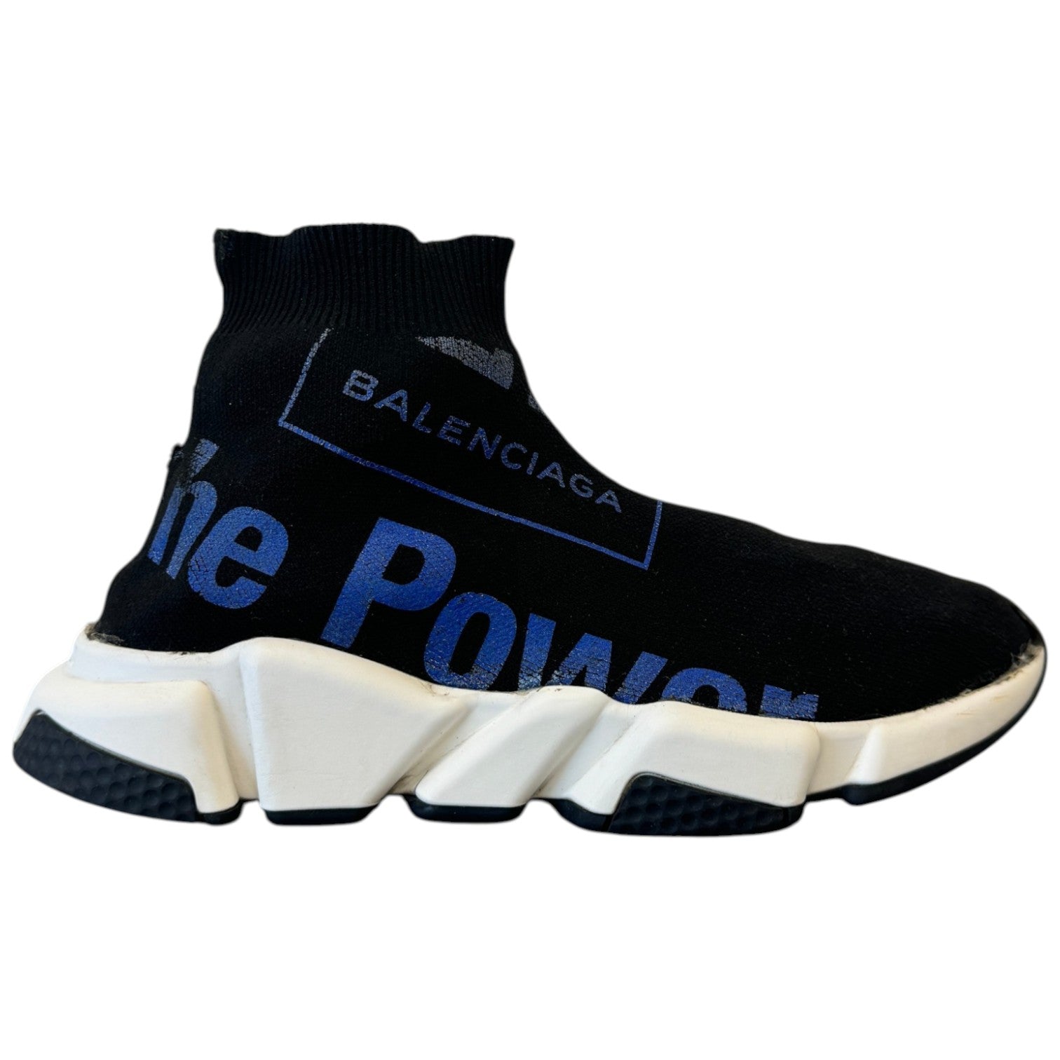 Men's Speed Sock High Trainers Black Size EU 40 / UK 6
