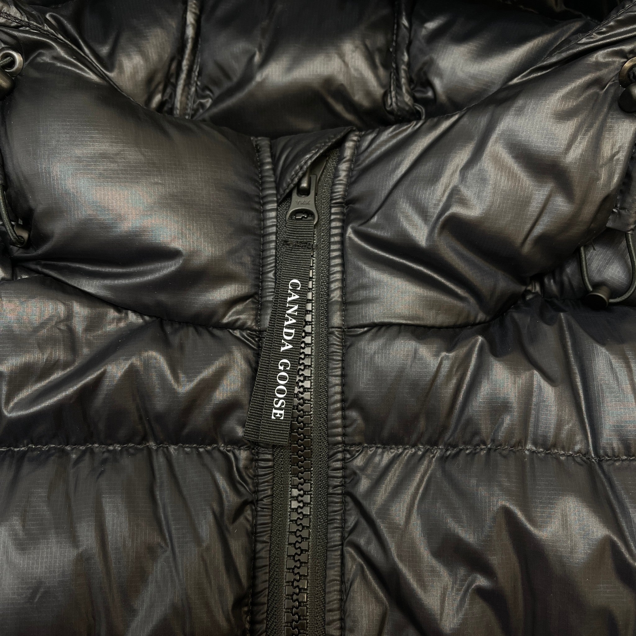 Men's Crofton Hoody Down Jacket Black Size XL