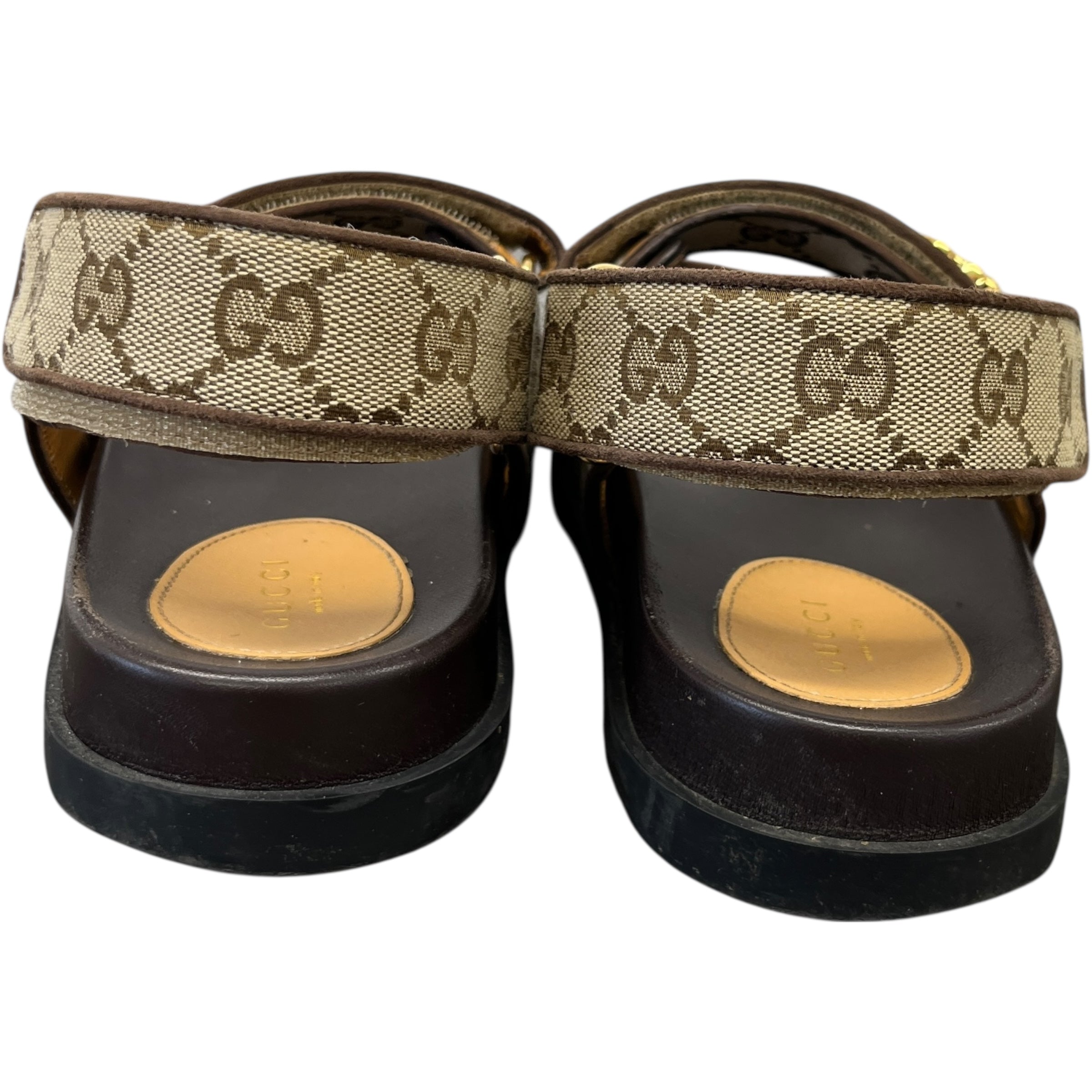 Women's Gg Supreme Moritz Sandals Beige Size EU 38 / UK 5