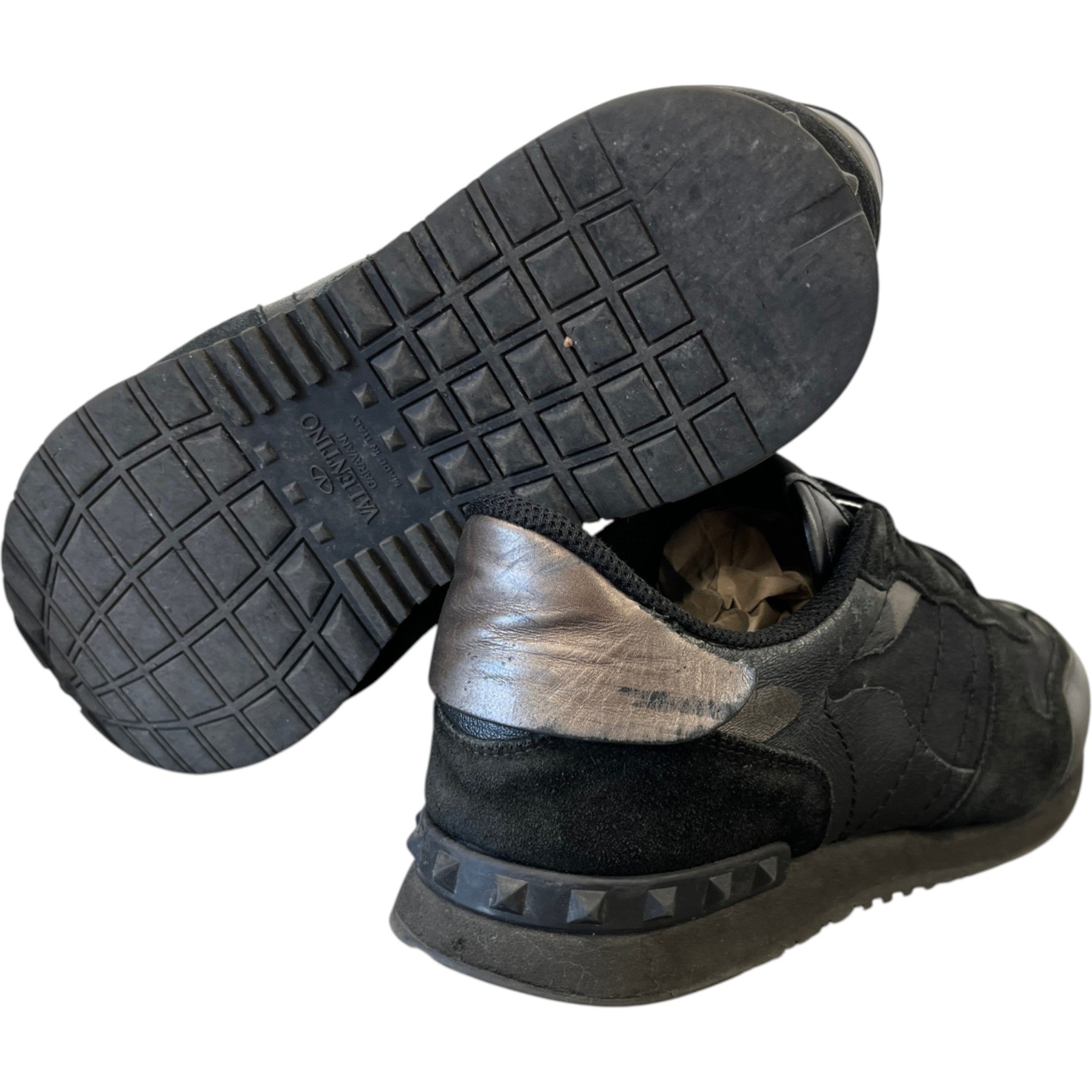 Men's Rock Runner Low Trainers Black Size EU 43 / UK 9