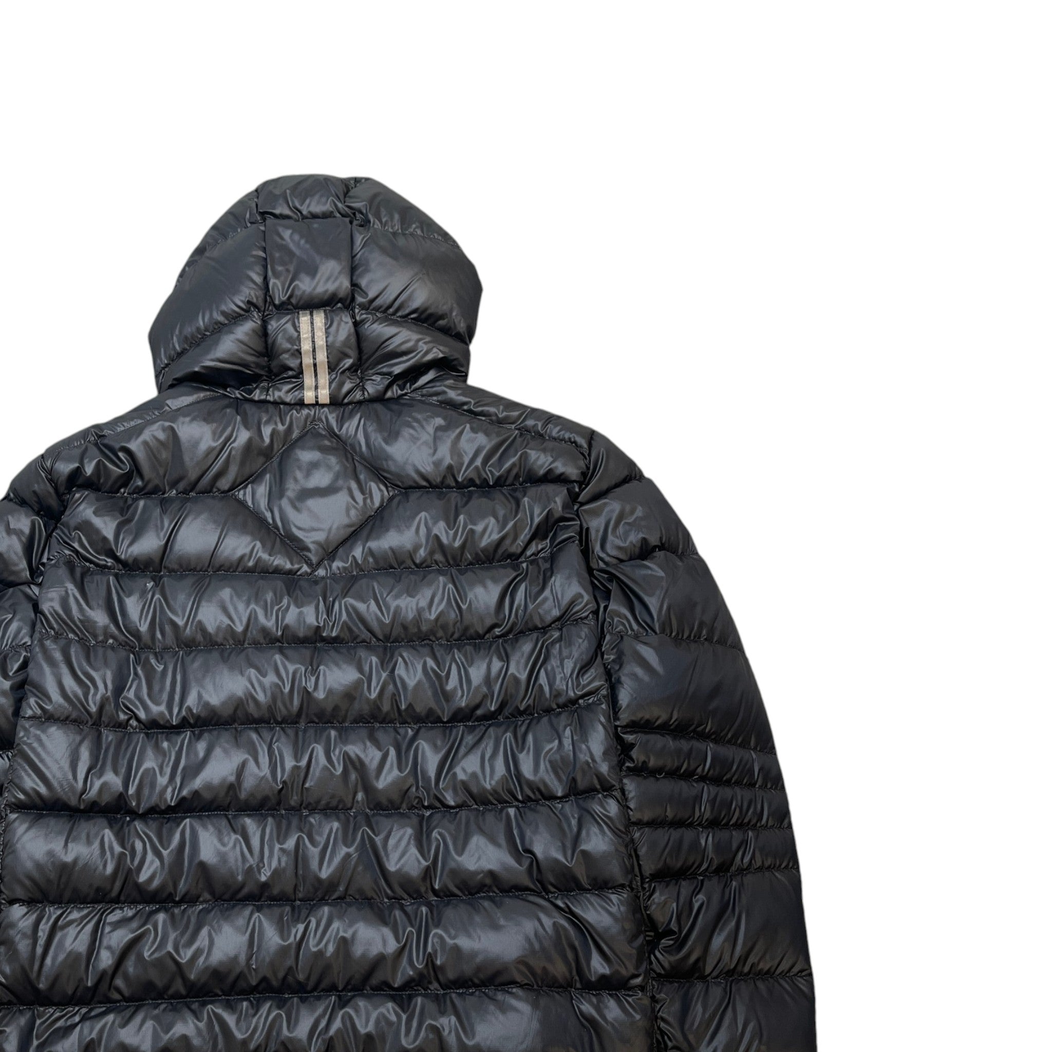 Men's Crofton Hoody Down Jacket Black Size XL