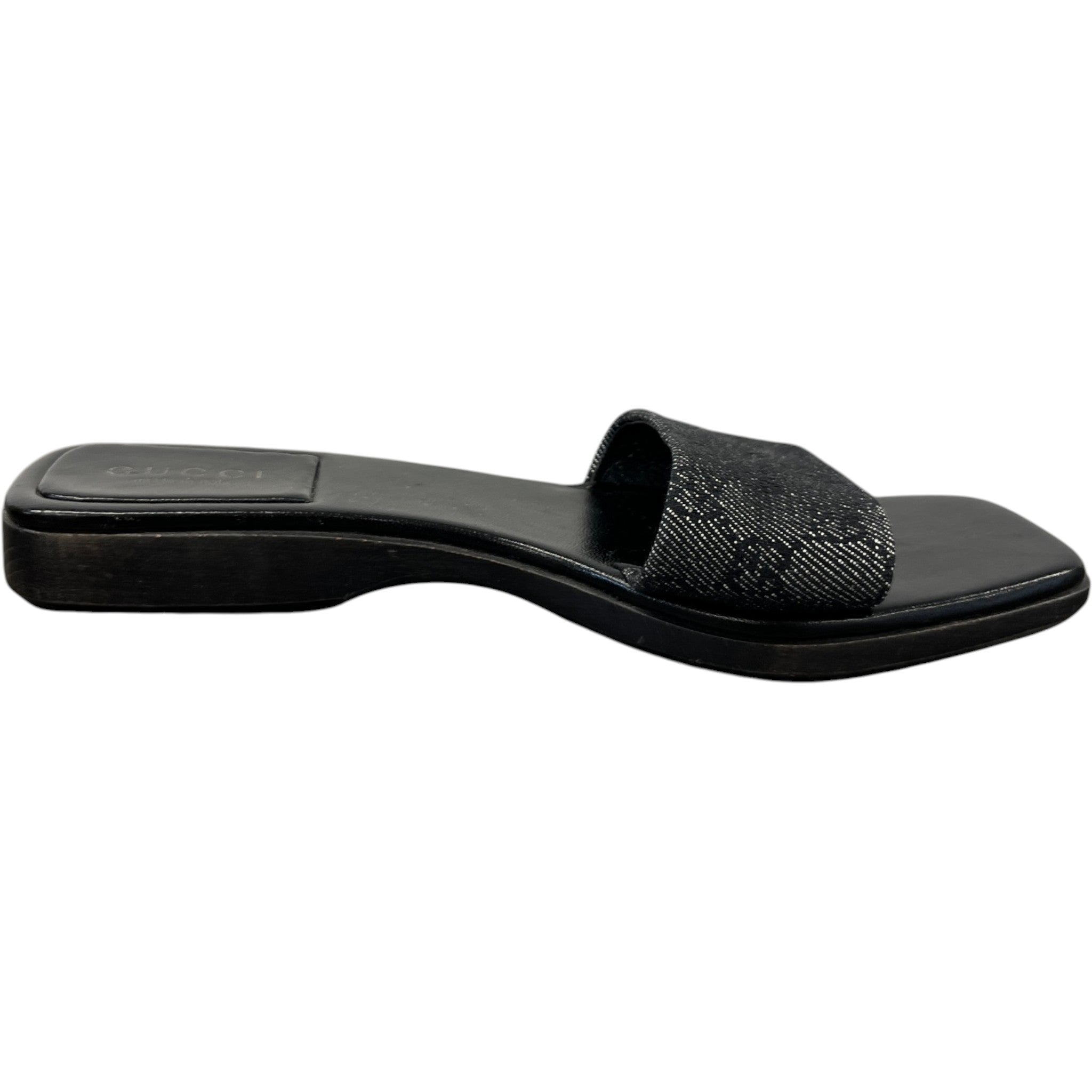 Women's Gg Supreme Platform Sandals Black Size EU 40 / UK 7