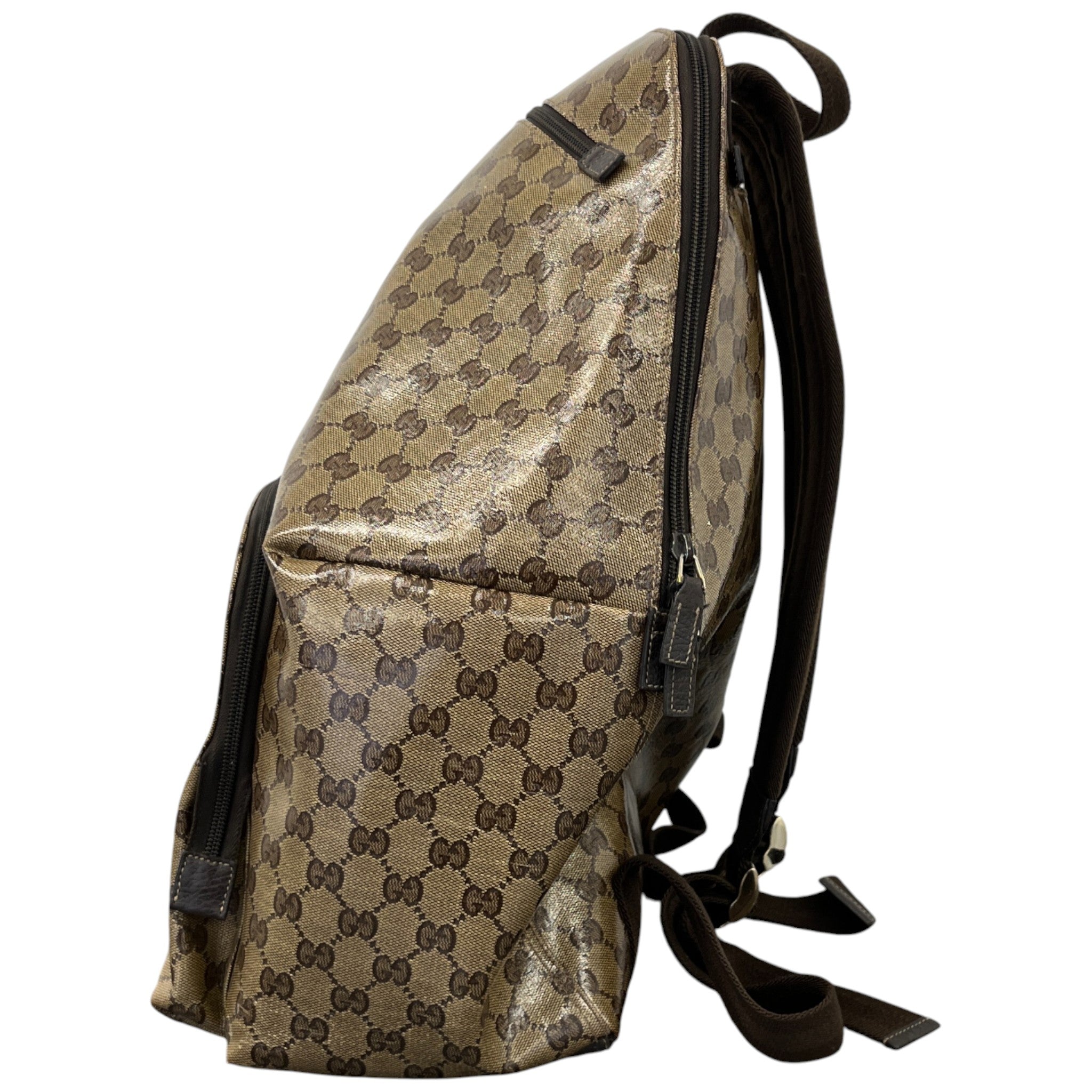 Men's Vintage Gg Canvas Backpack Brown