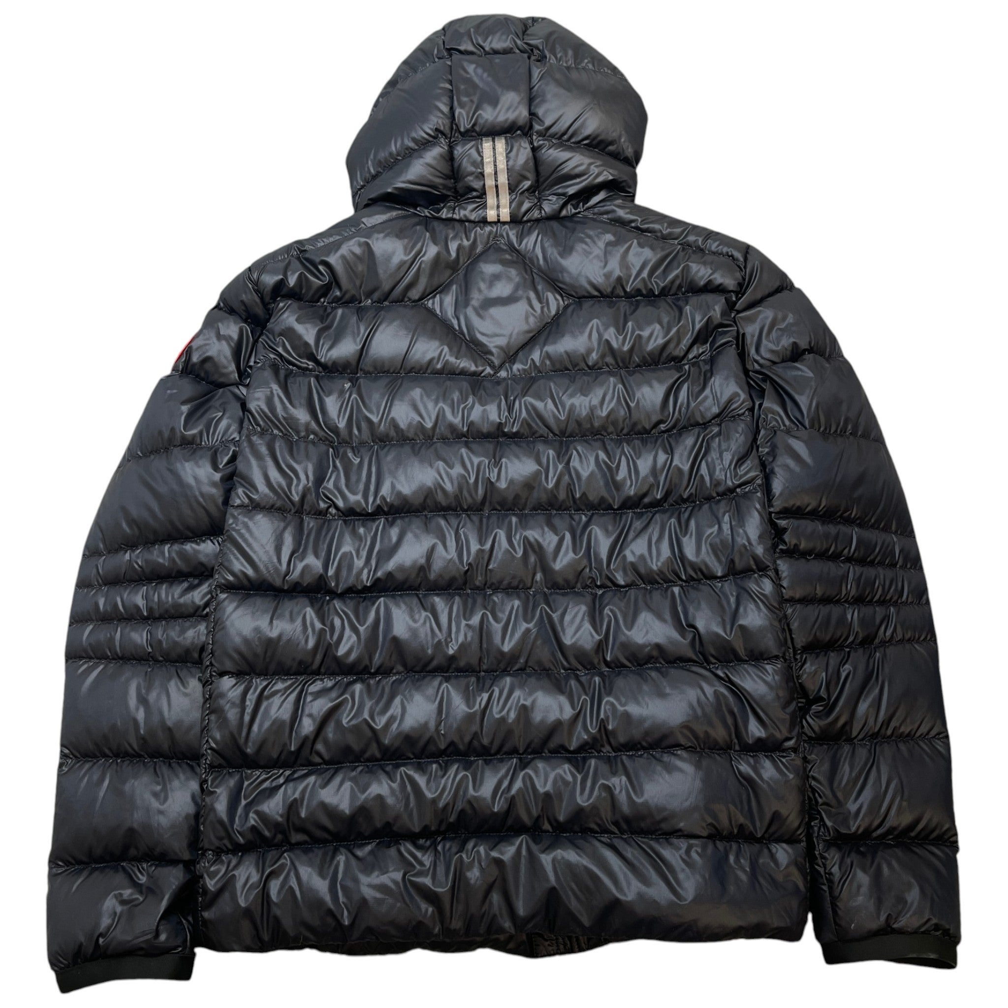 Men's Crofton Hoody Down Jacket Black Size XL