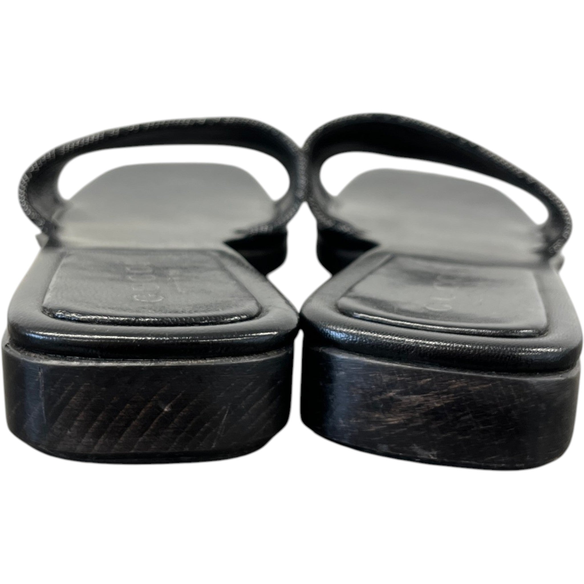 Women's Gg Supreme Platform Sandals Black Size EU 40 / UK 7