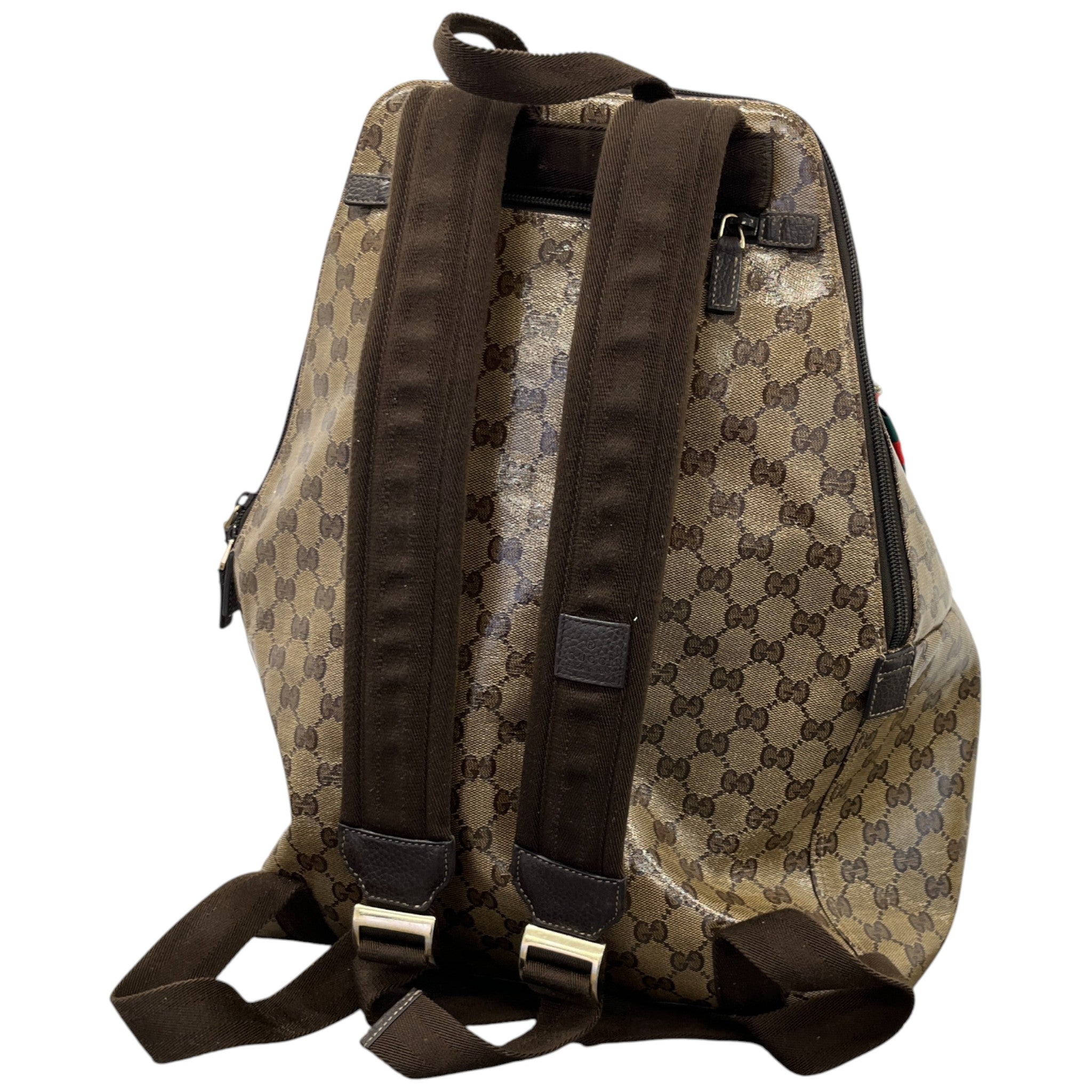 Men's Vintage Gg Canvas Backpack Brown