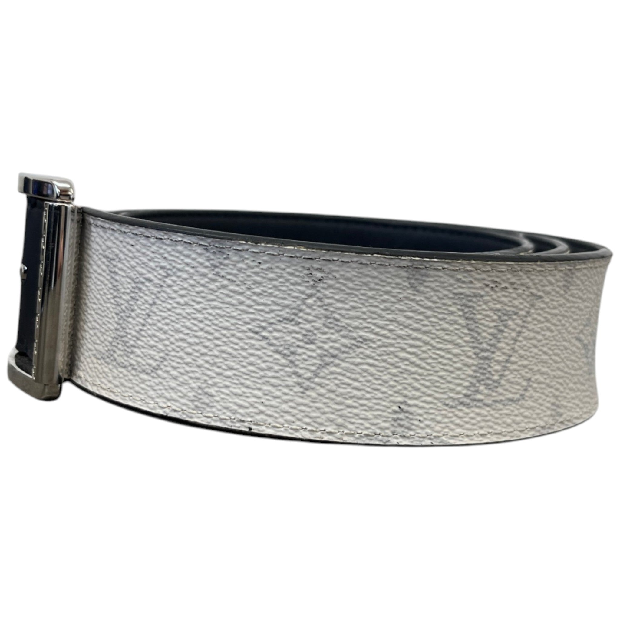 Men's Monogram Ceinture Reverso Size 110Cm / 44 Inches Belt White Size L