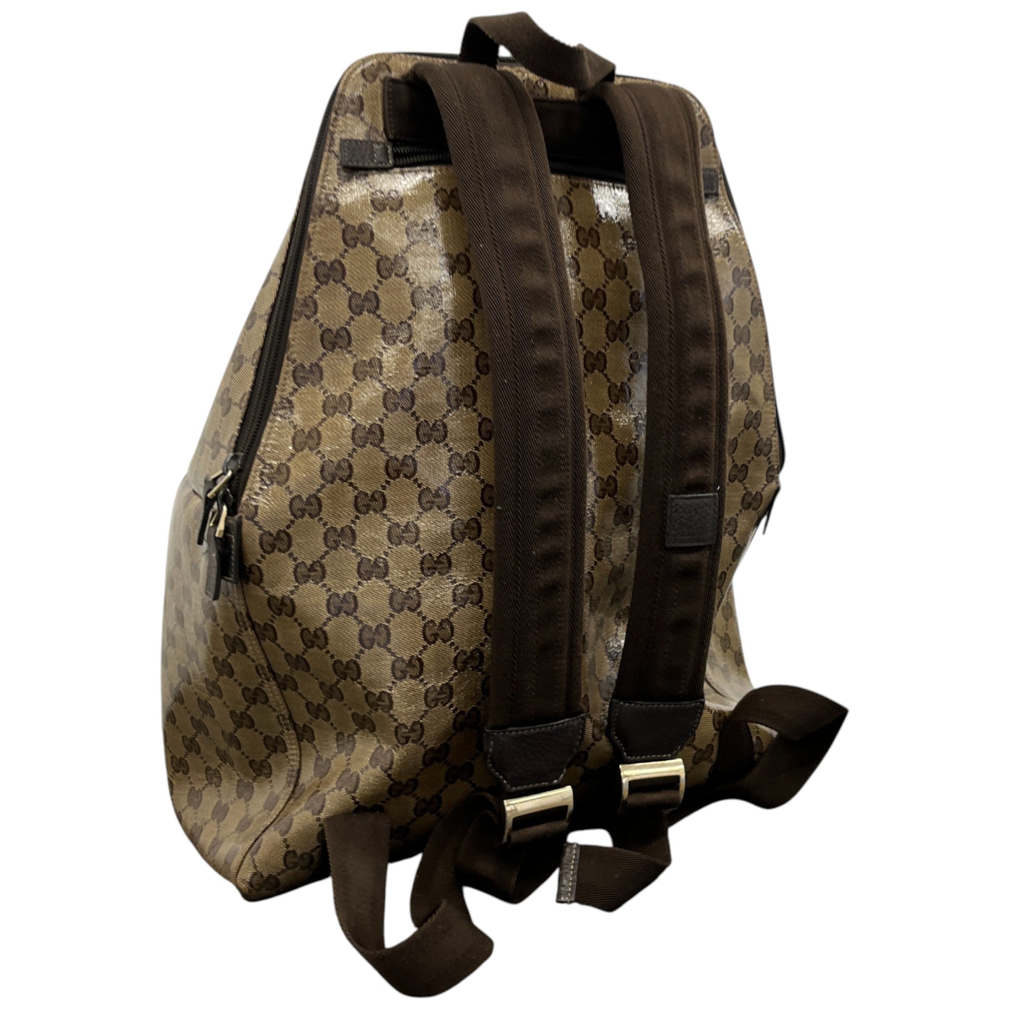 Men's Vintage Gg Canvas Backpack Brown