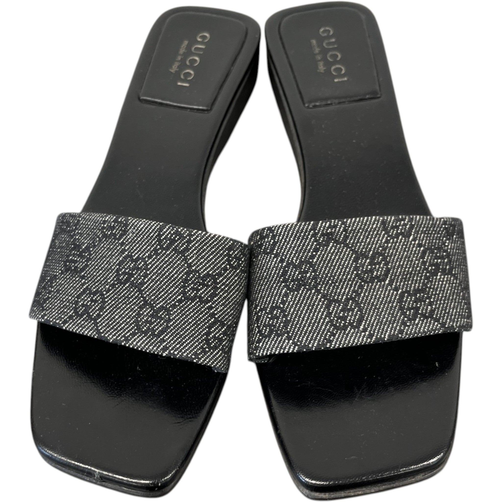 Women's Gg Supreme Platform Sandals Black Size EU 40 / UK 7