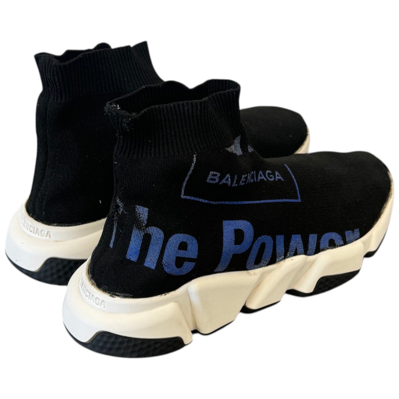 Men's Speed Sock High Trainers Black Size EU 40 / UK 6