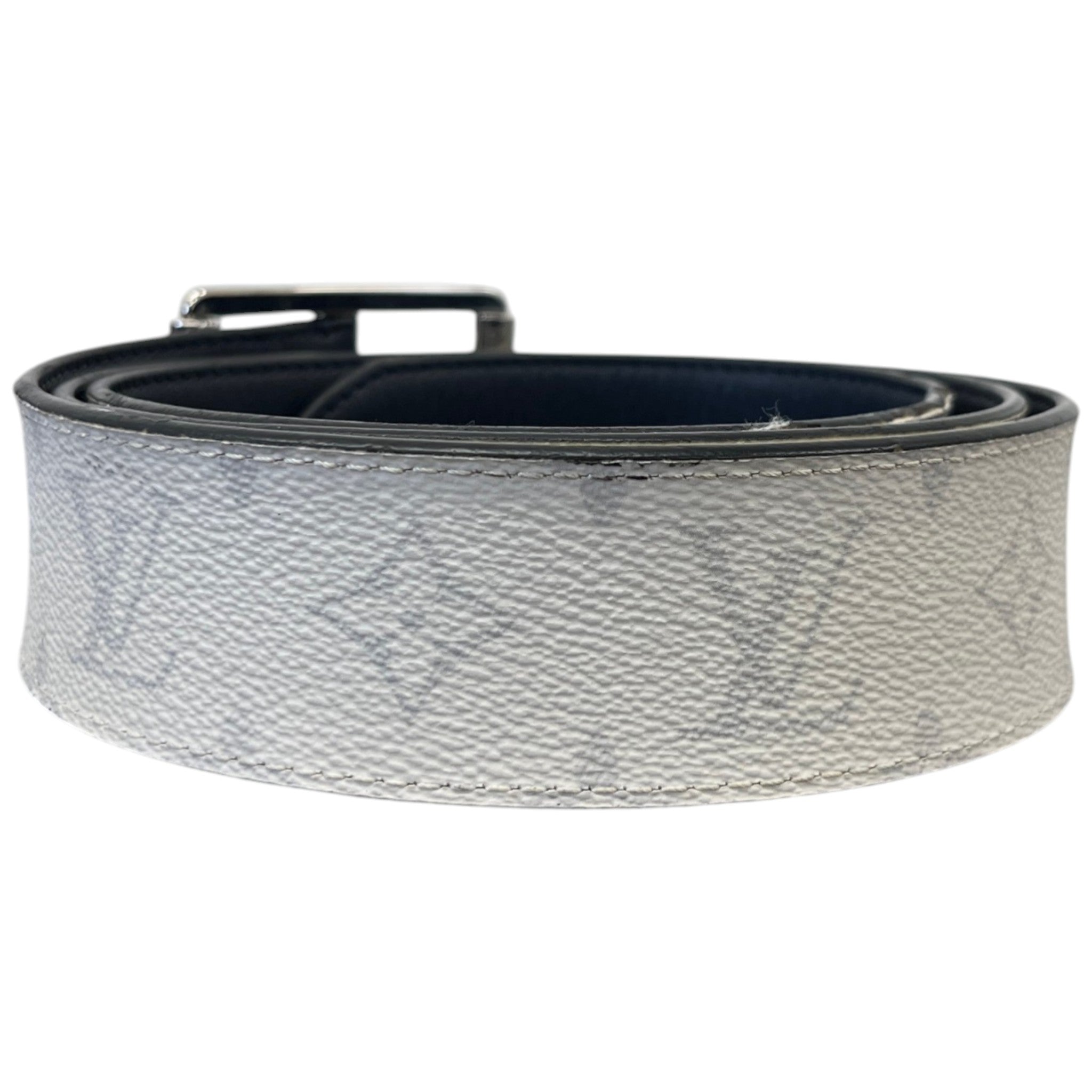 Men's Monogram Ceinture Reverso Size 110Cm / 44 Inches Belt White Size L
