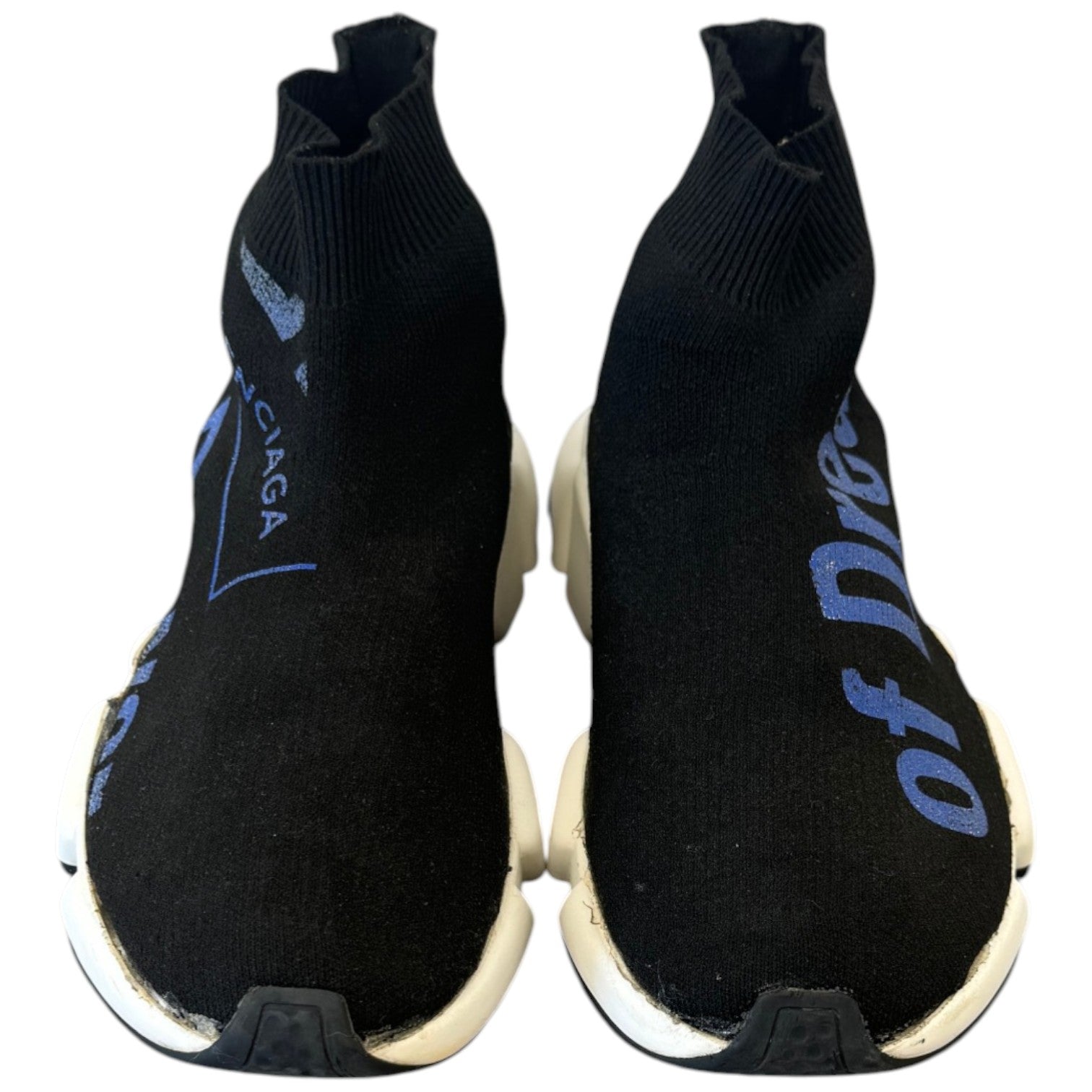 Men's Speed Sock High Trainers Black Size EU 40 / UK 6