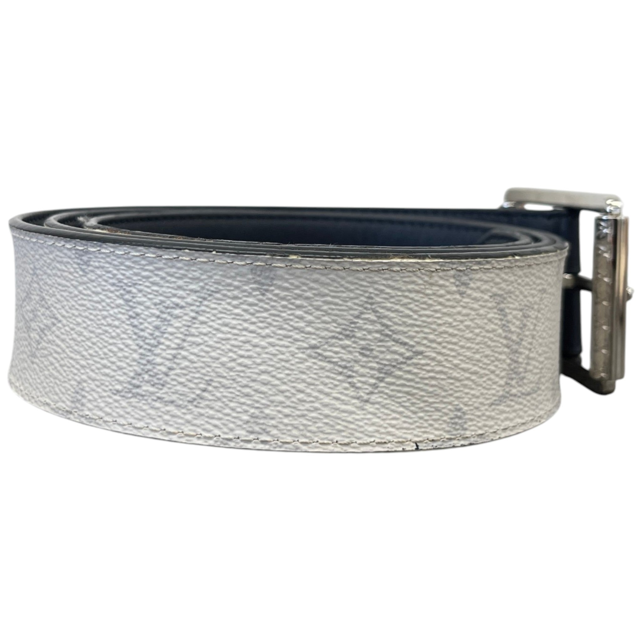 Men's Monogram Ceinture Reverso Size 110Cm / 44 Inches Belt White Size L