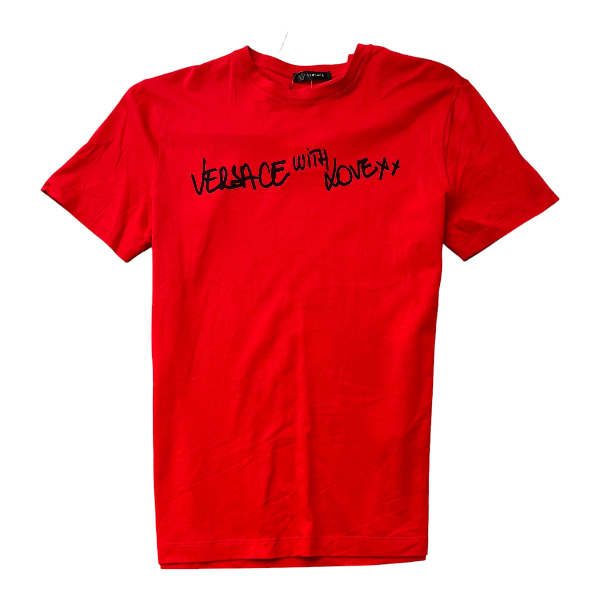 Men's Logo Print T-Shirt Red Size L