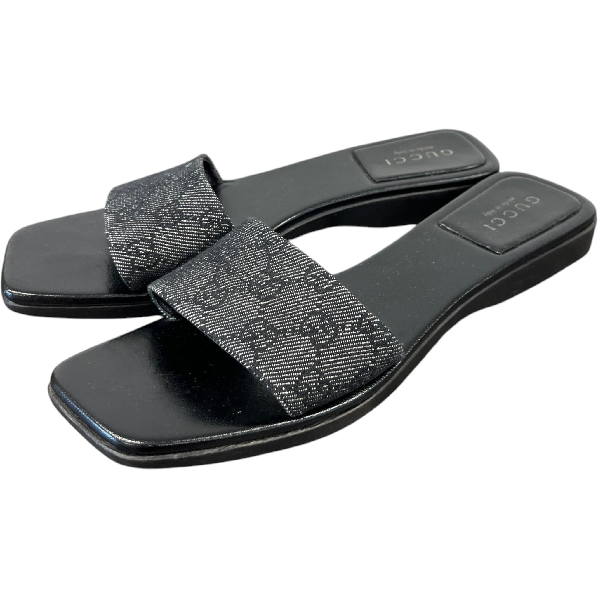 Women's Gg Supreme Platform Sandals Black Size EU 40 / UK 7