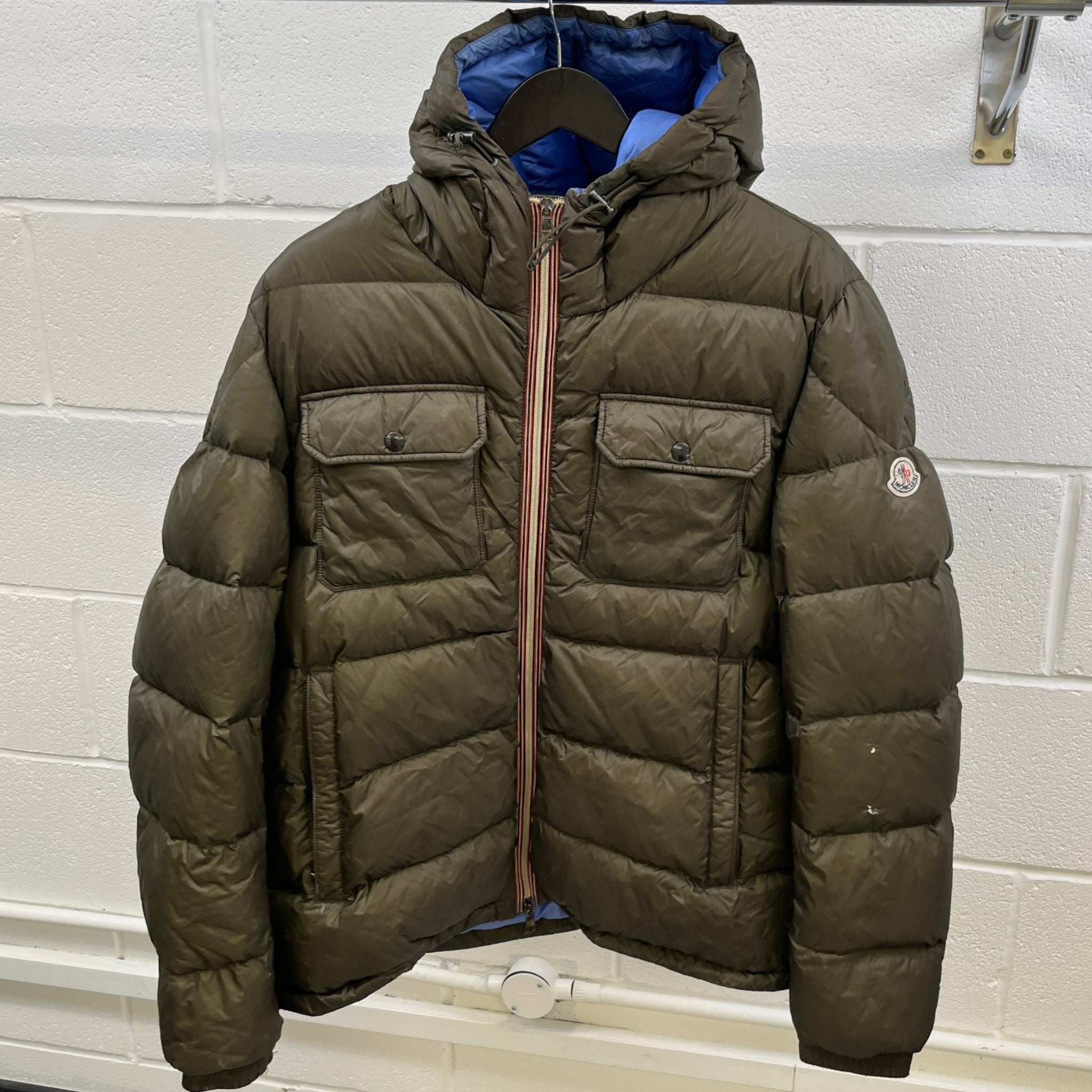 Men's Morane Down Jacket Khaki Size 5 / XXL