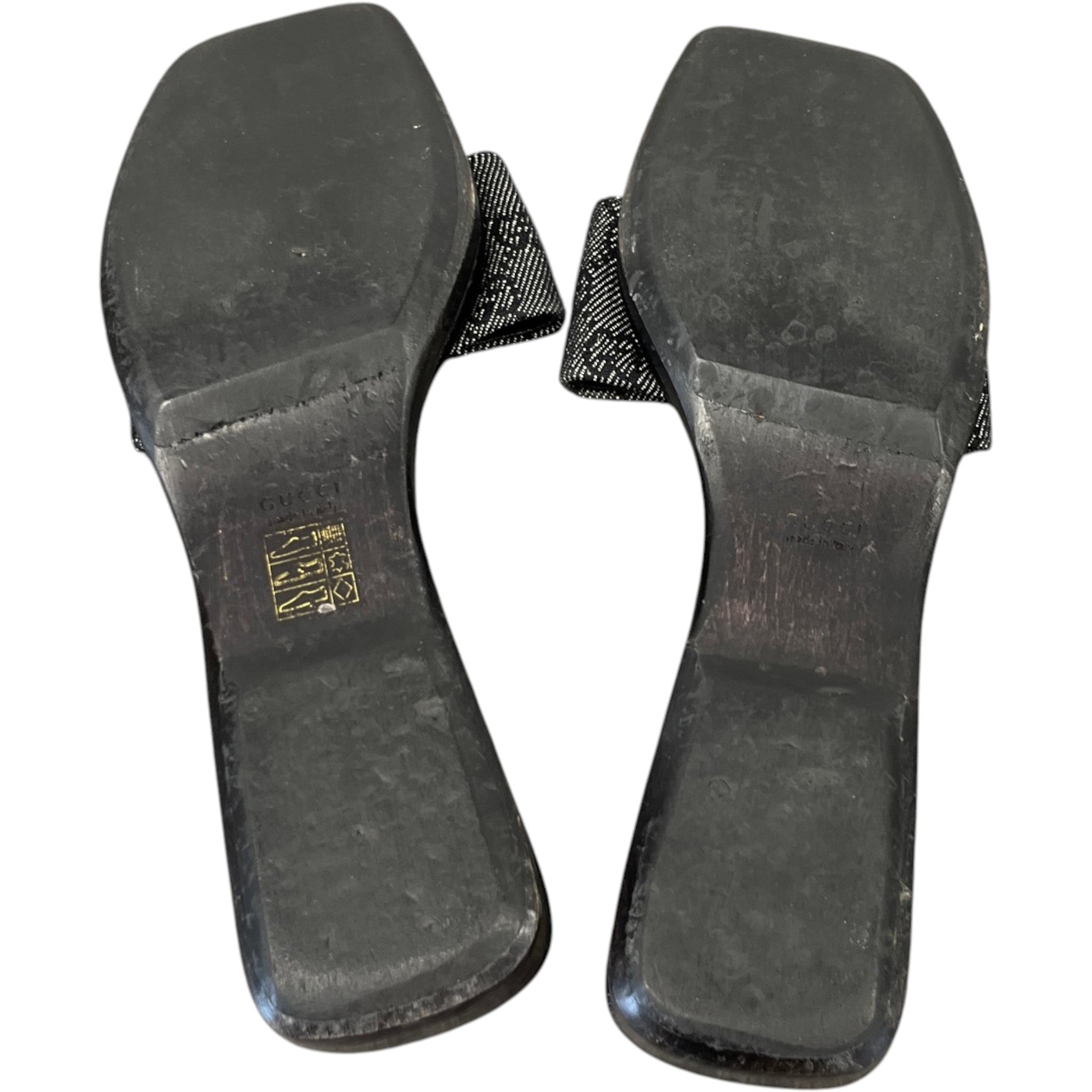 Women's Gg Supreme Platform Sandals Black Size EU 40 / UK 7