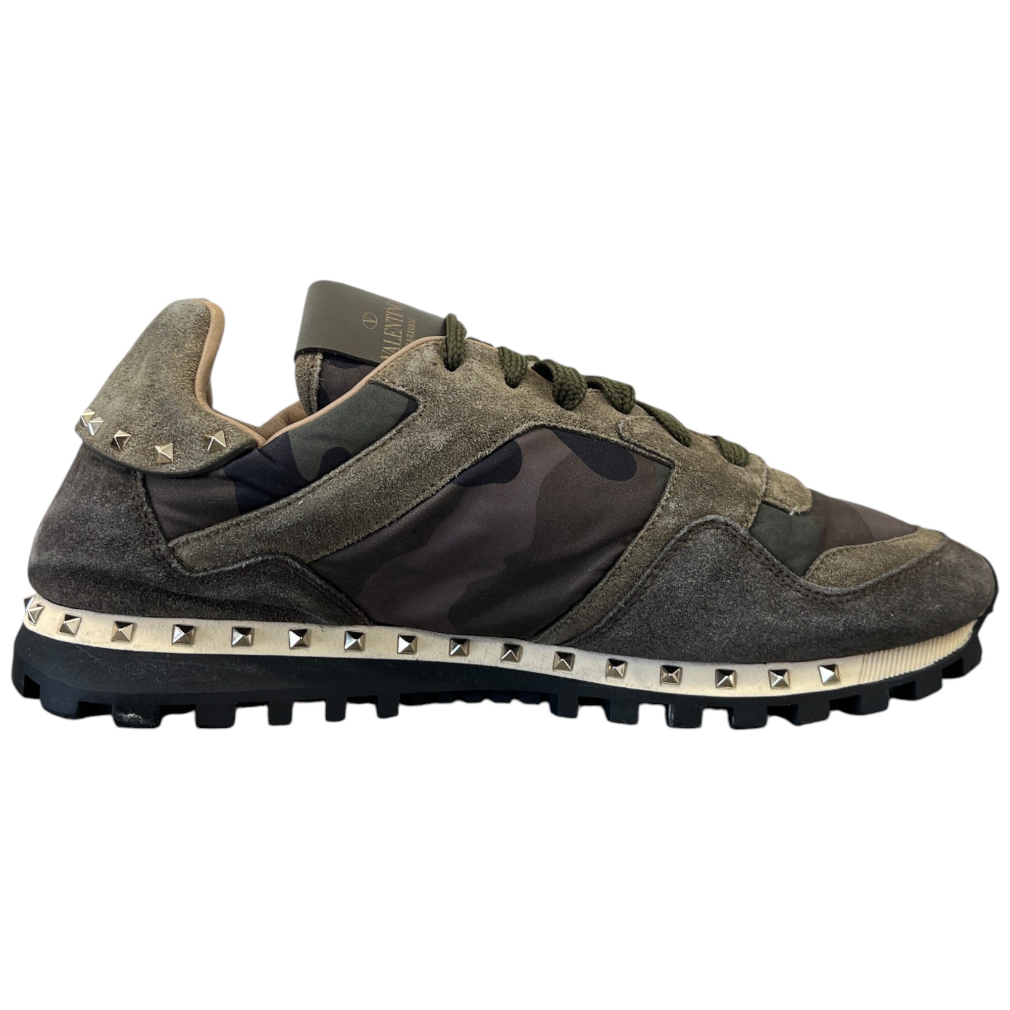 Men's Rock Runner Low Trainers Khaki Size EU 42 / UK 8