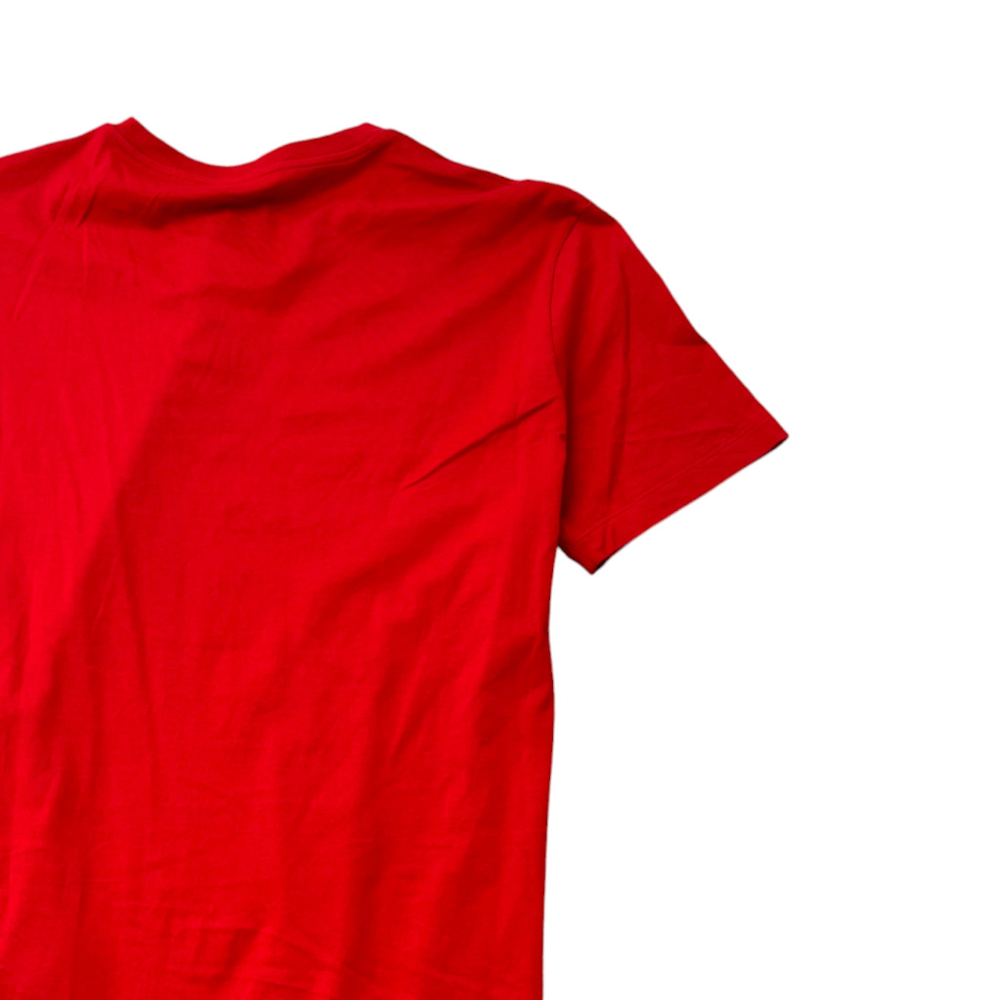 Men's Logo Print T-Shirt Red Size L