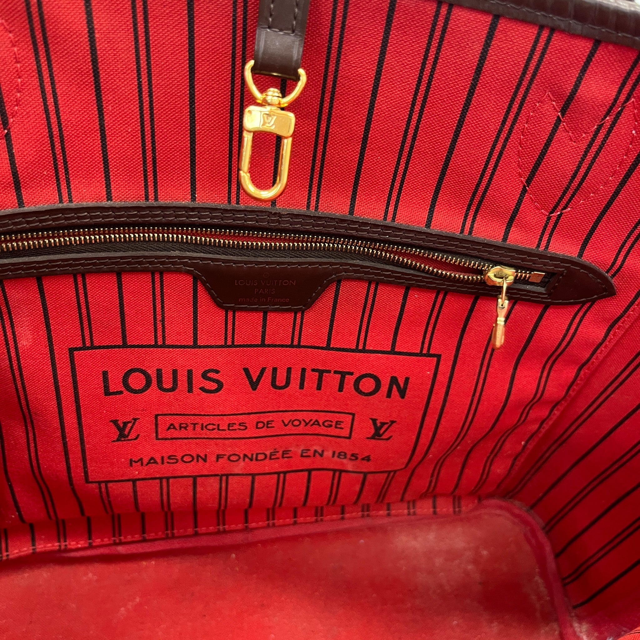 Women's Neverfull Mm Tote Bag Brown