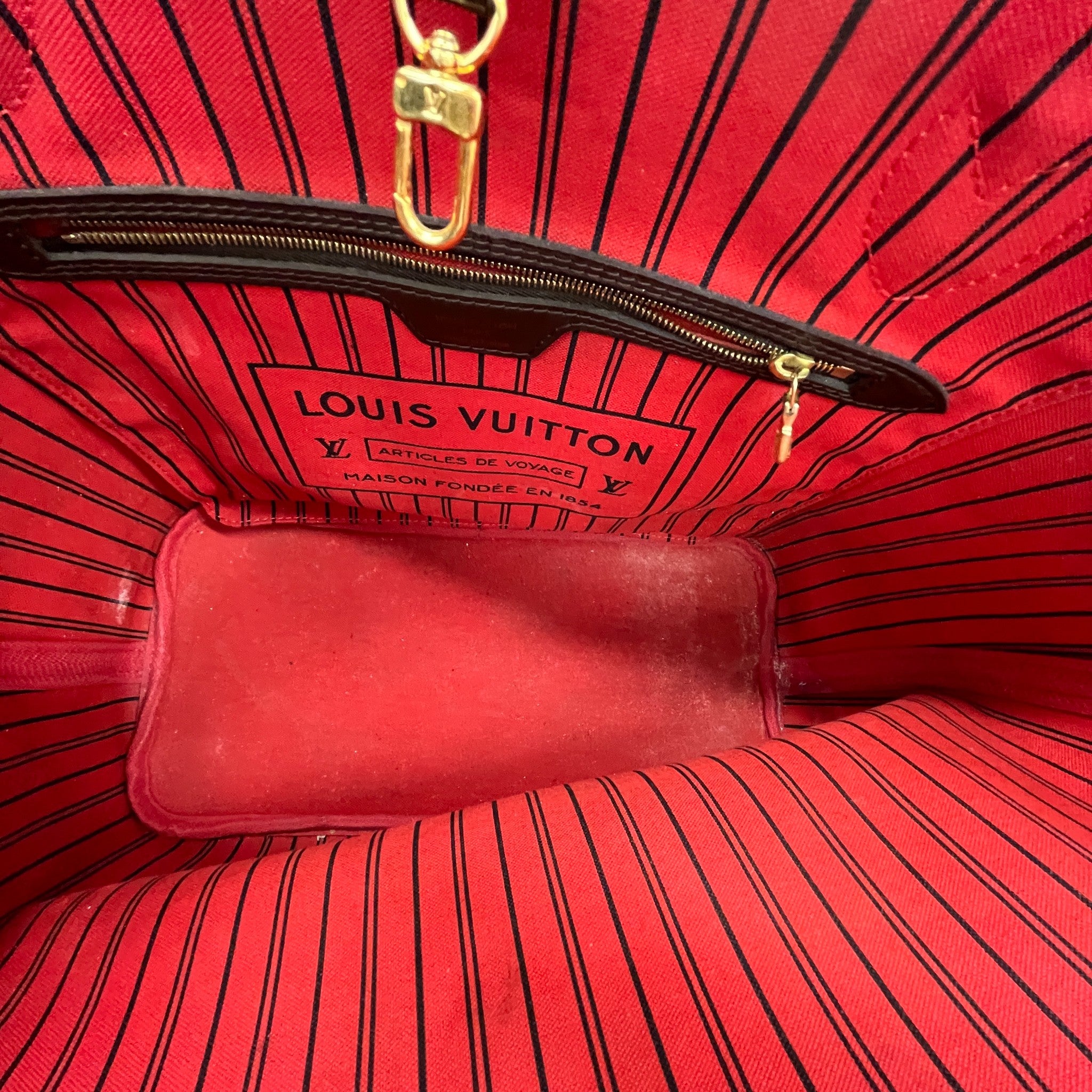 Women's Neverfull Mm Tote Bag Brown