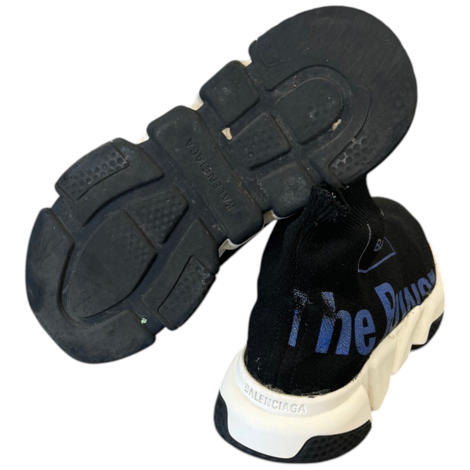 Men's Speed Sock High Trainers Black Size EU 40 / UK 6