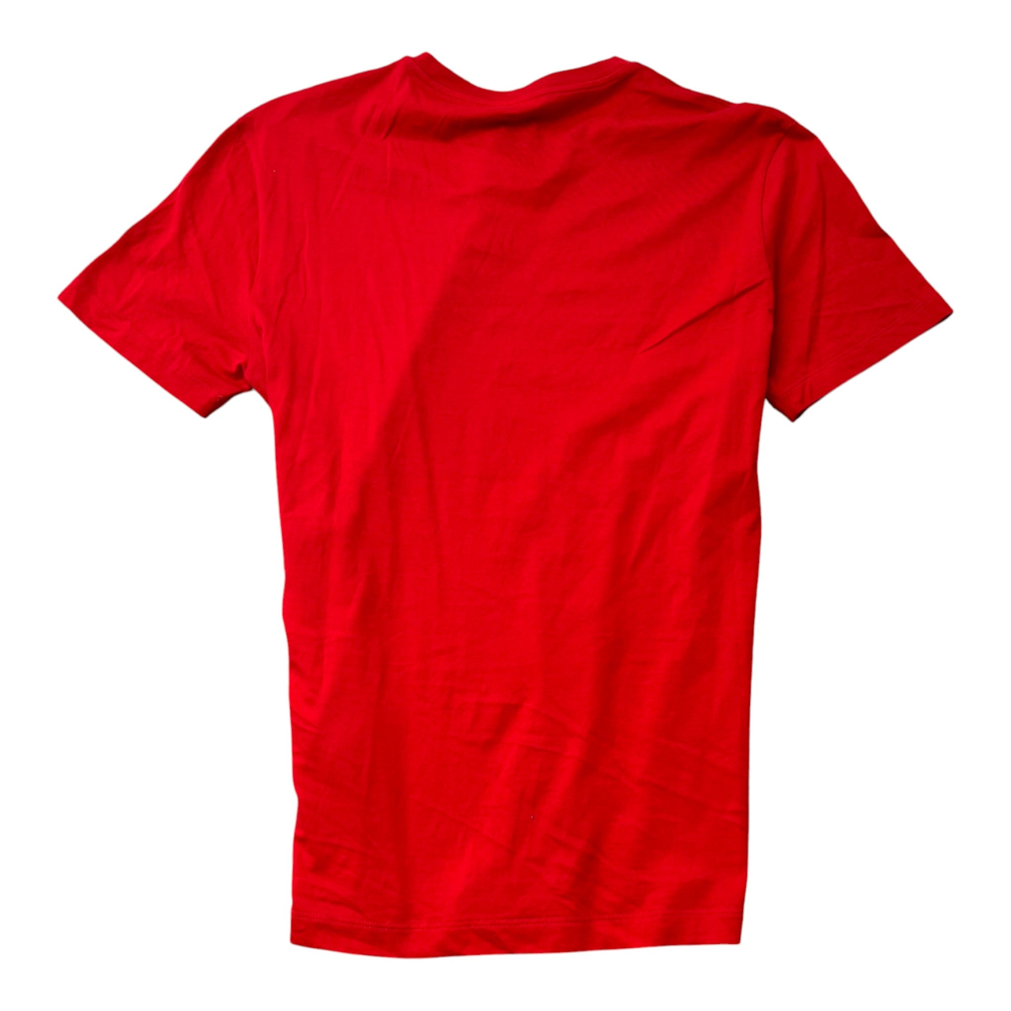 Men's Logo Print T-Shirt Red Size L