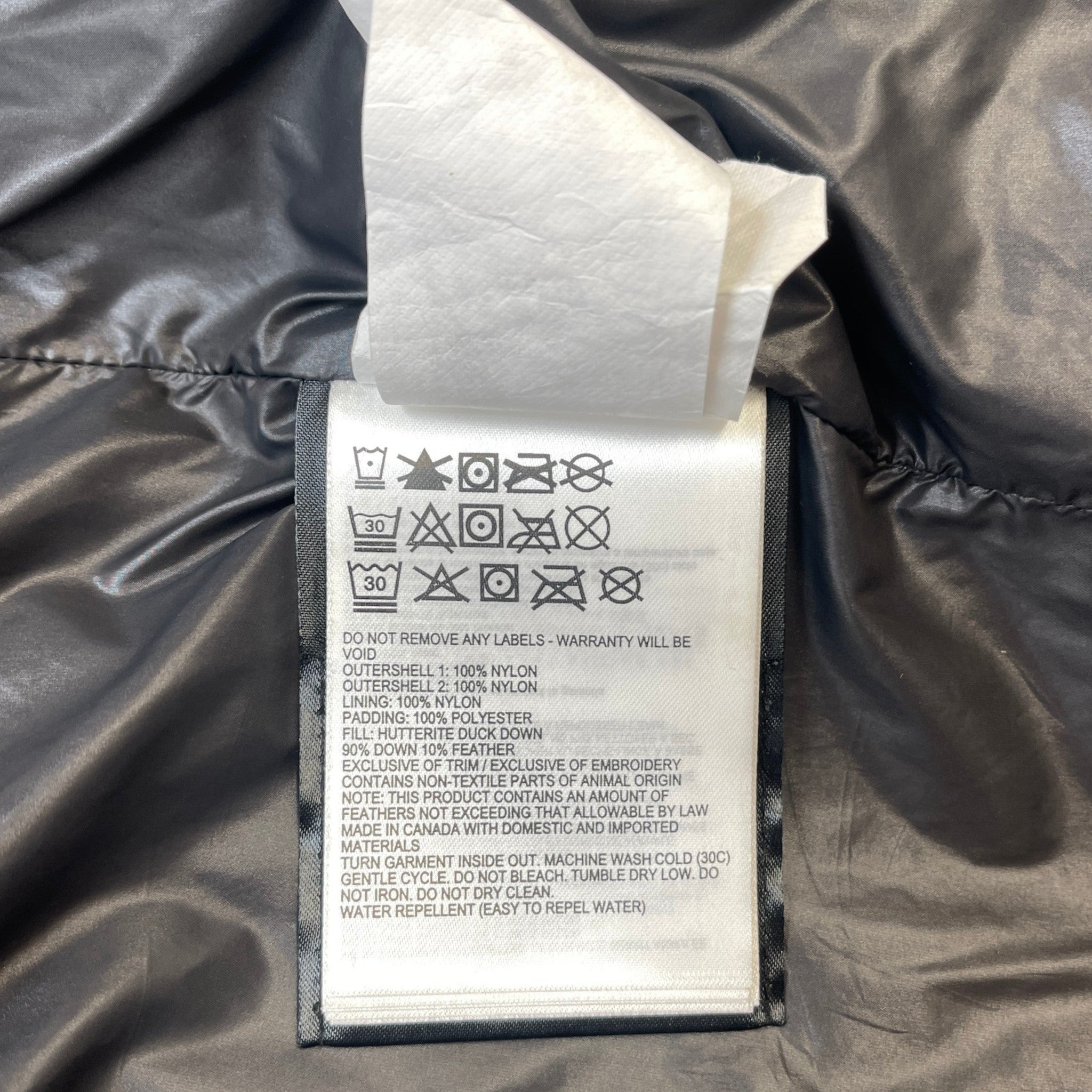 Men's Armstrong Down Jacket Black Size M