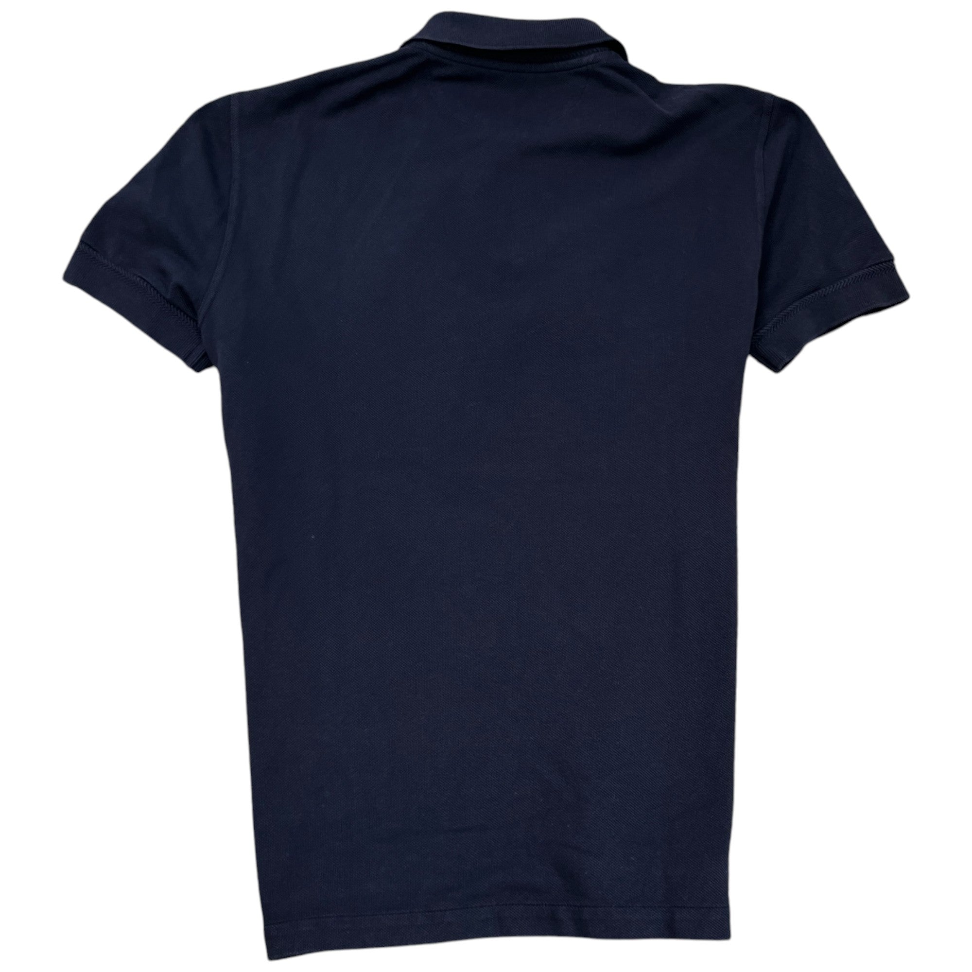 Men's Plain Polo Shirt Navy Size IT 48 / UK M