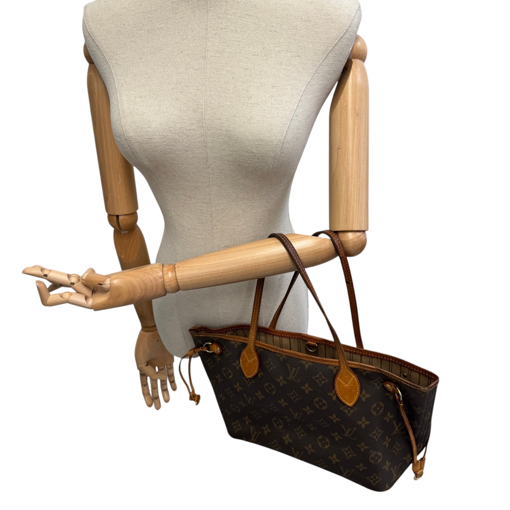 Women's Monogram Neverfull Pm Bag Brown