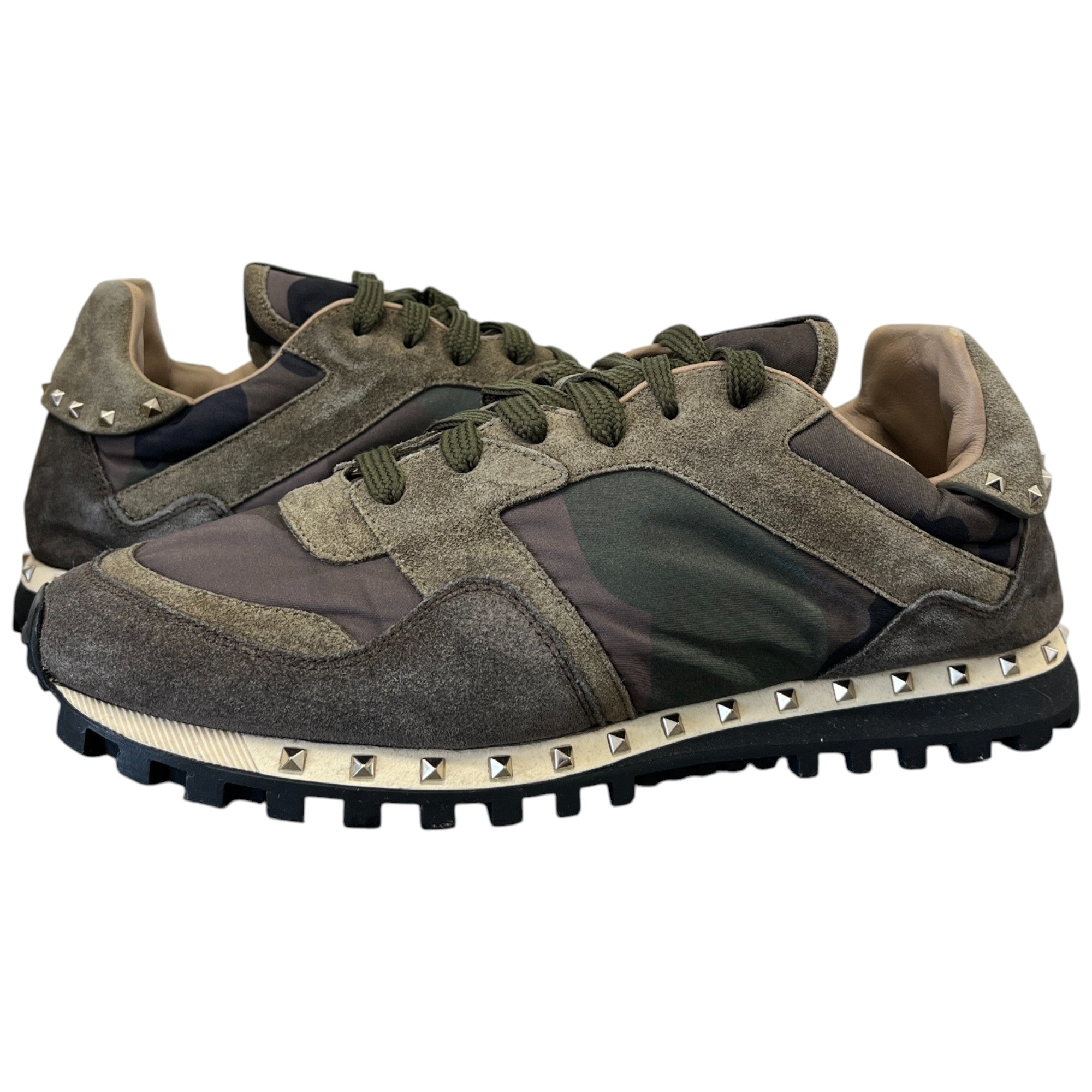 Men's Rock Runner Low Trainers Khaki Size EU 42 / UK 8